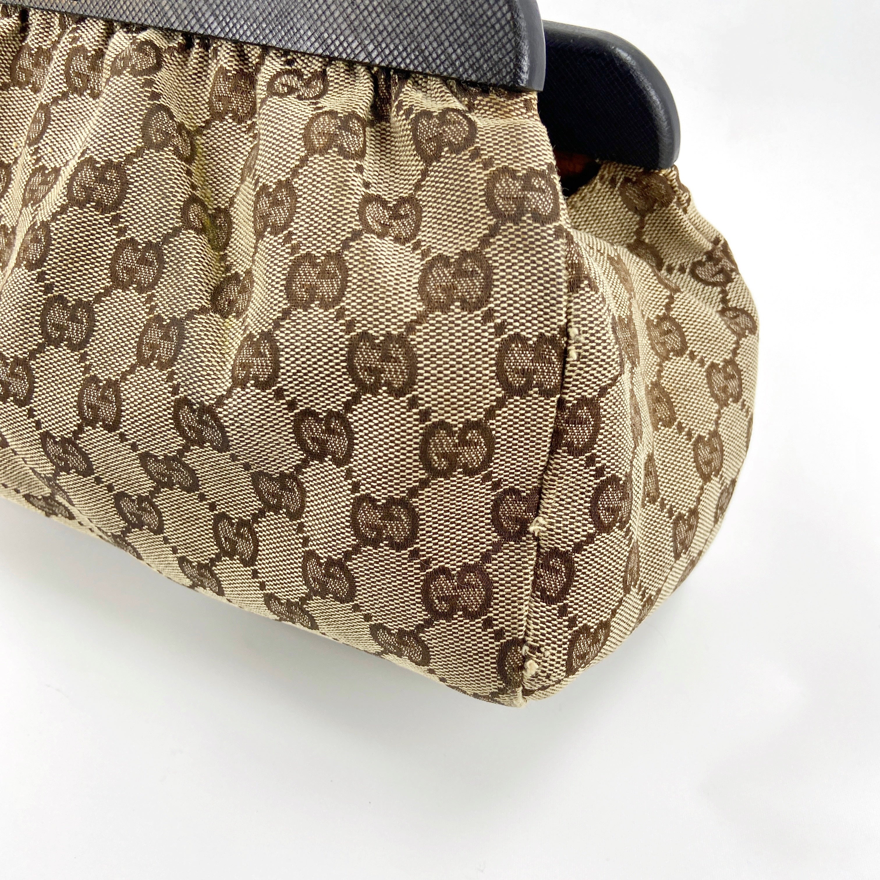 Gucci Fall 2002 Tom Ford Classic Brown Monogram Doctors Bag - 13