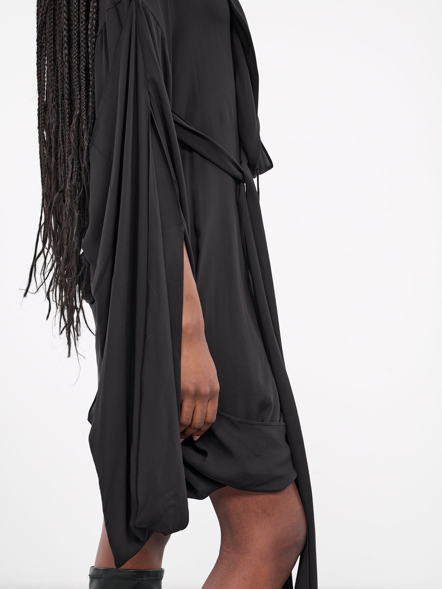 Draped Mini Dress - 4