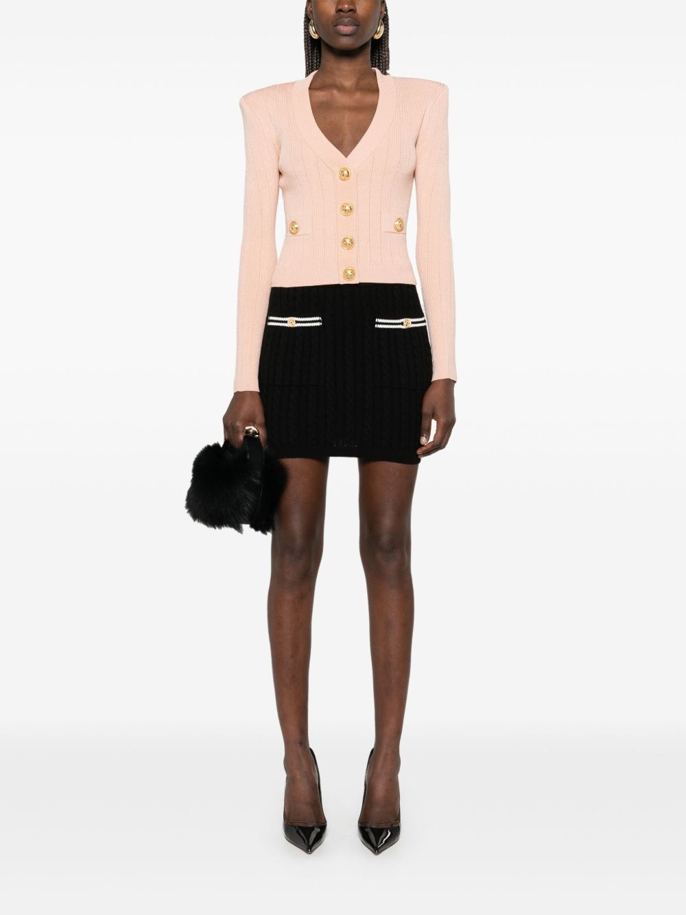 cropped cardigan - 2