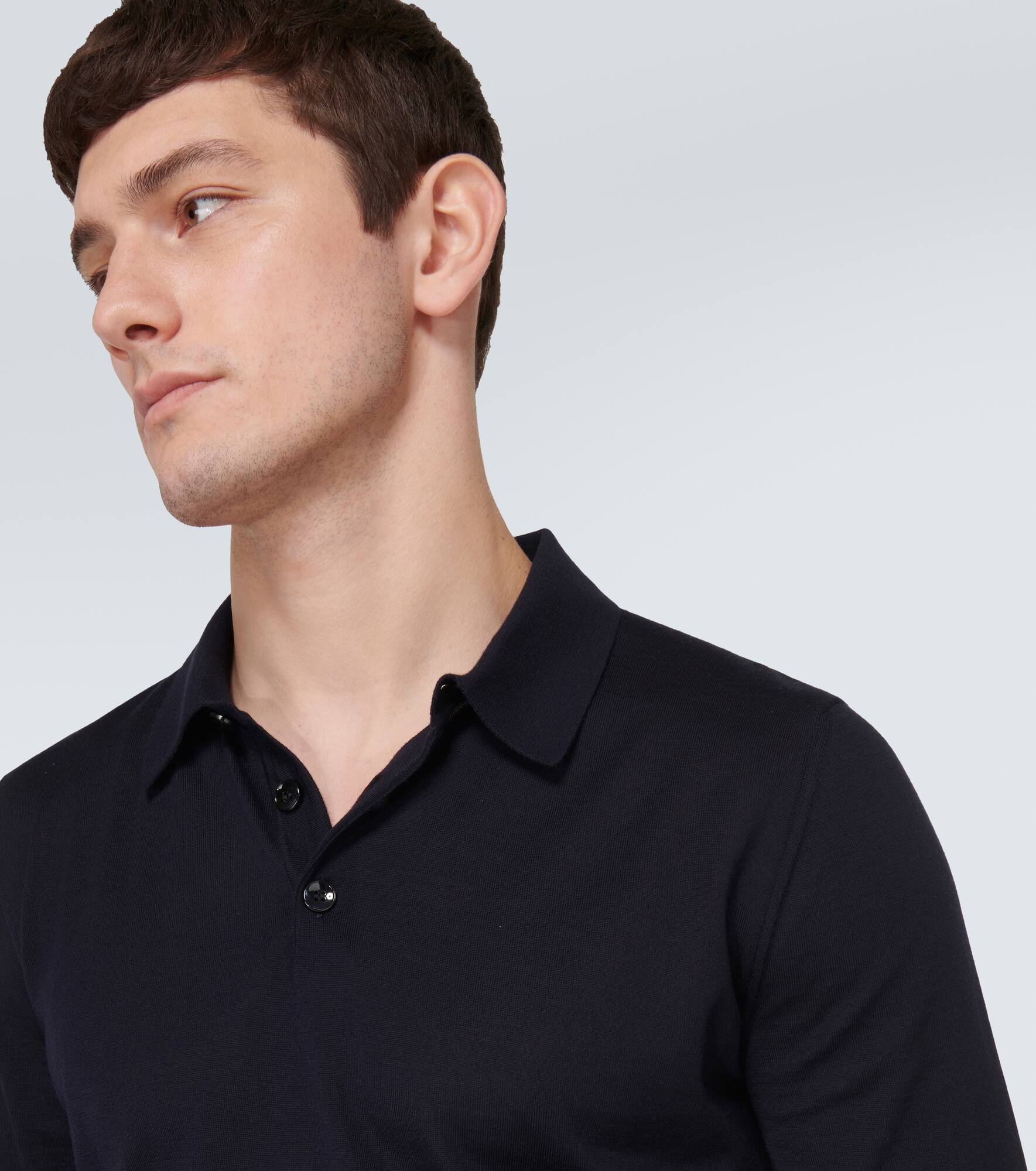 Cashmere polo sweater - 5