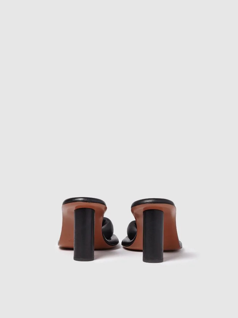 LEATHER CUSHION SANDAL - 3