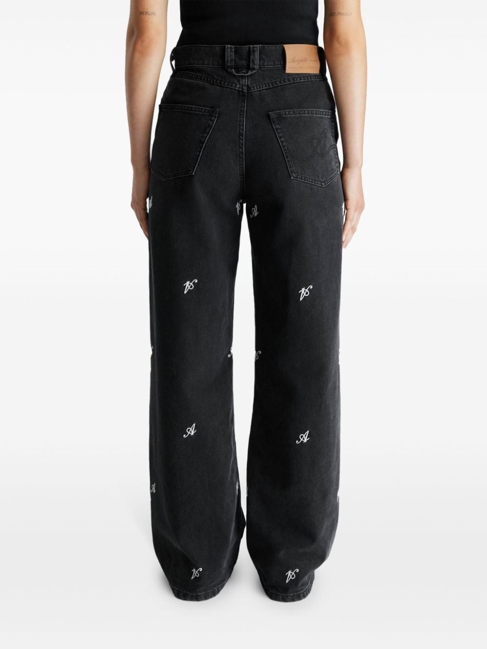 Clara wide-leg jeans - 4