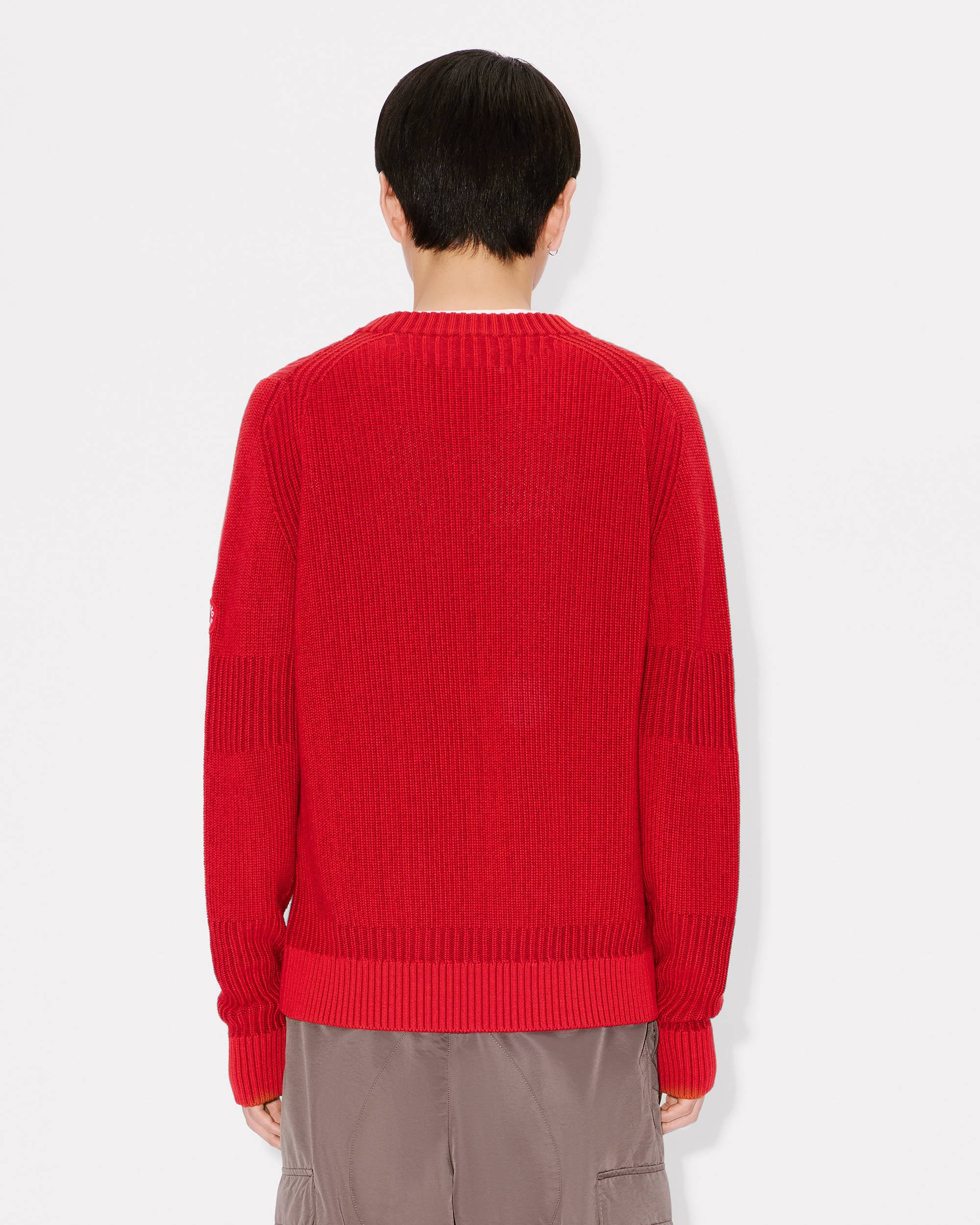 'Boke Flower 2.0' embroidered jumper in cotton wool - 4