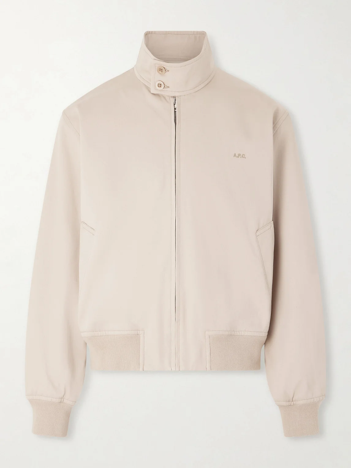 Cotton Twill Blouson Jacket - 1
