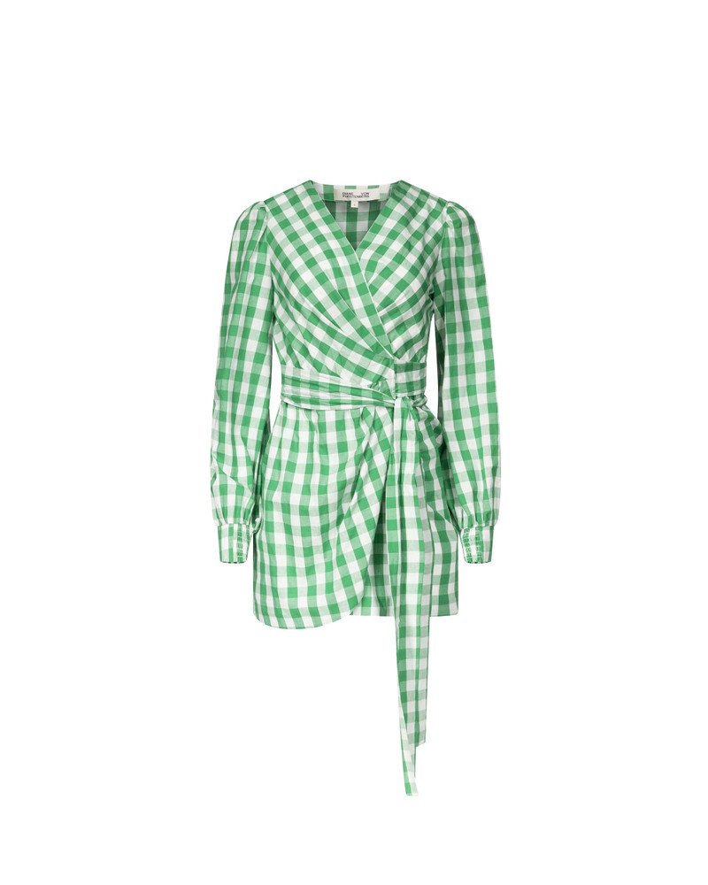 Amira Cotton Wrap Dress 1