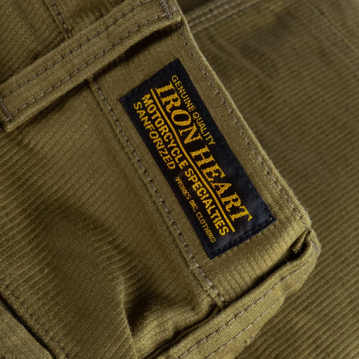 IHDR-502-KHA 12oz Cotton Whipcord Cargo Pants - Khaki - 11