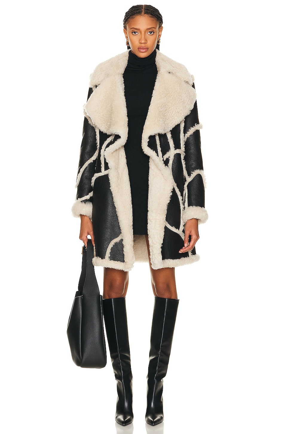 Chloe reversible shearling coat store