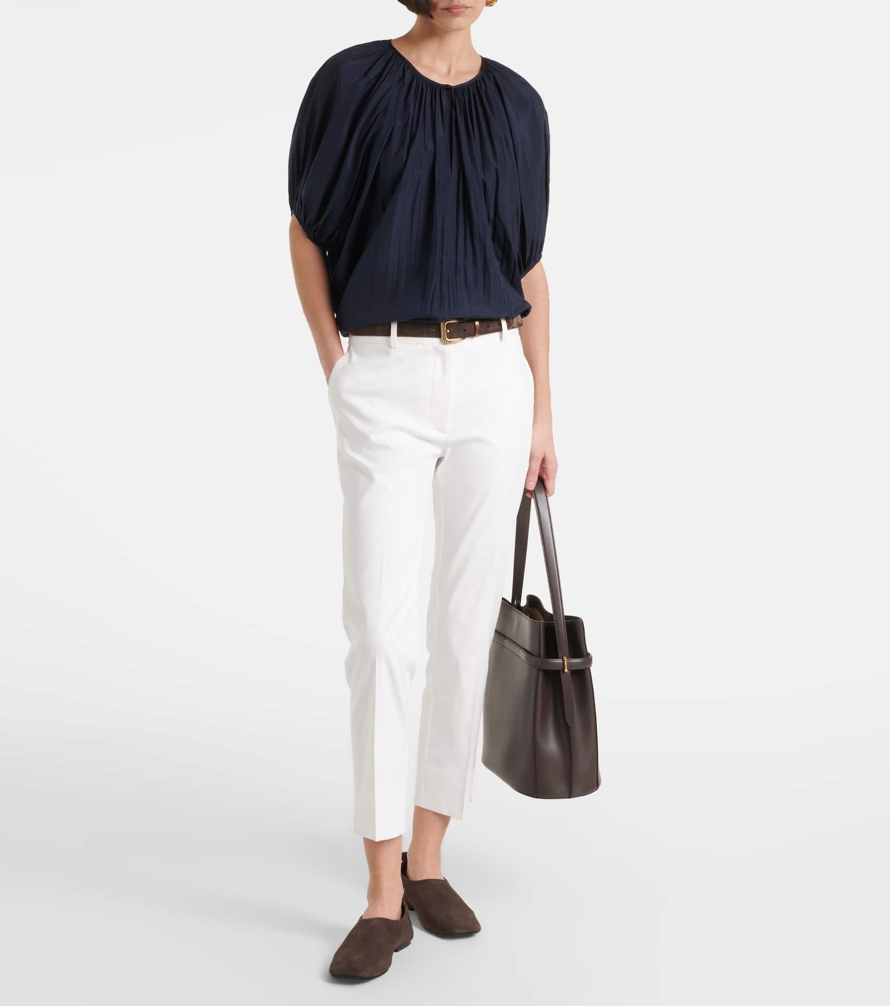 Bing Court cotton-blend gabardine chinos - 2