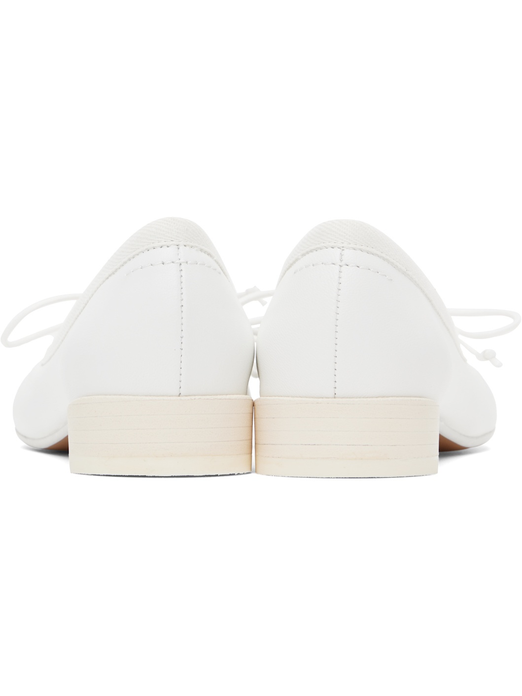 White Anatomic Classic Ballerina Flats - 2