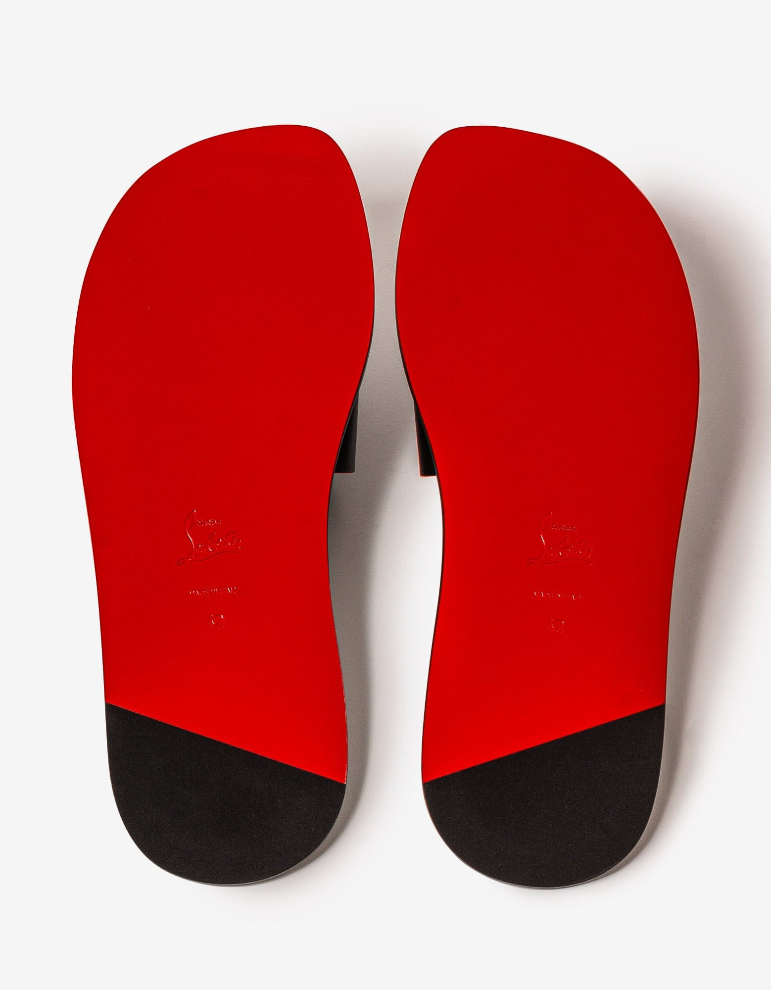 Christian Louboutin Coolraoul Black Leather Slide Sandals - 4