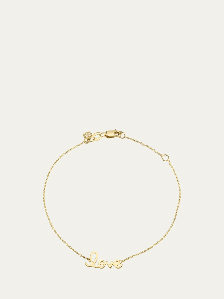 14K Gold Small Pure Love Bracelet - 1