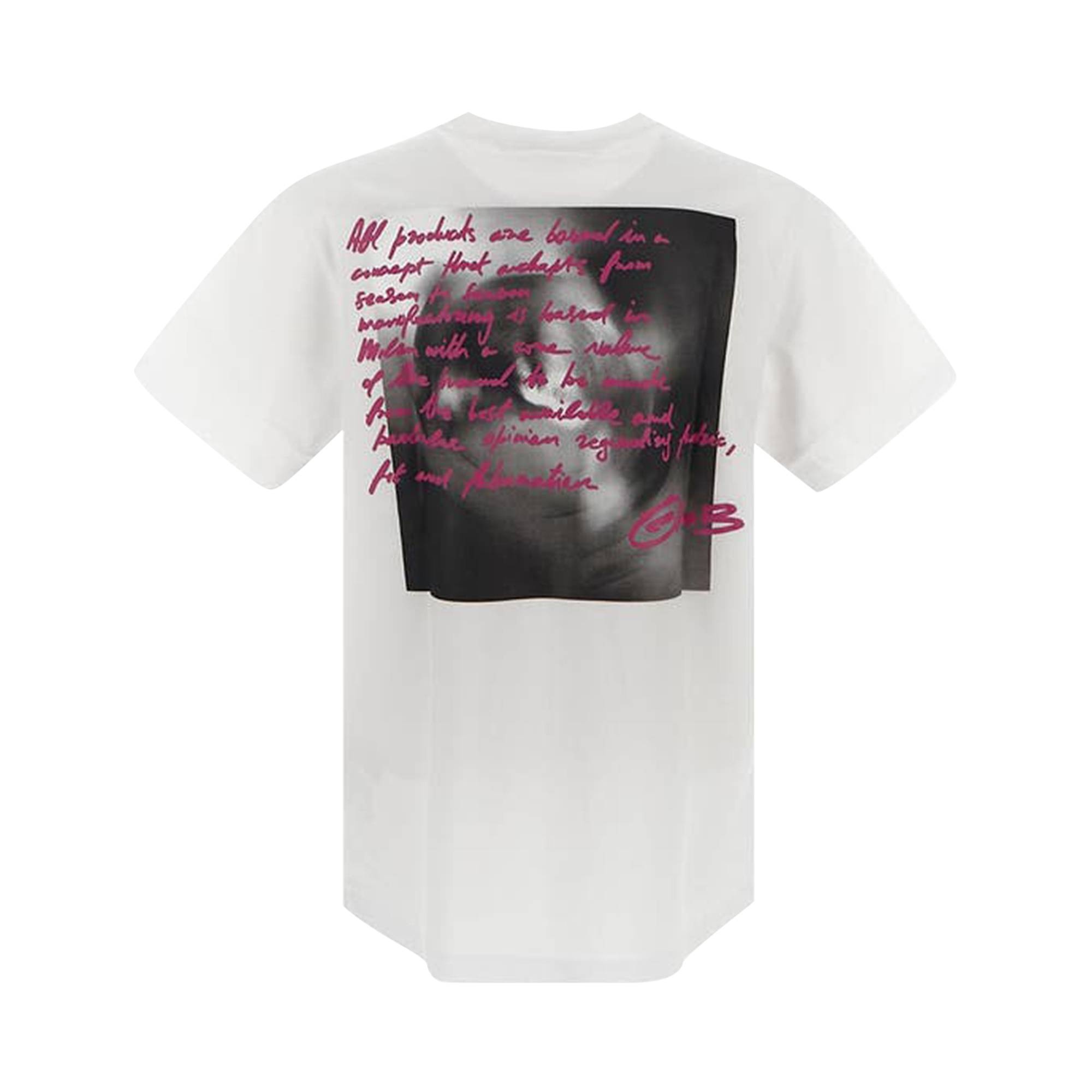 Off-White Logo Print T-Shirt 'White' - 2