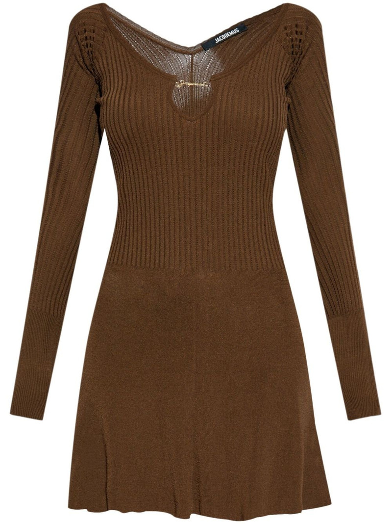 La Robe ribbed minidress 1