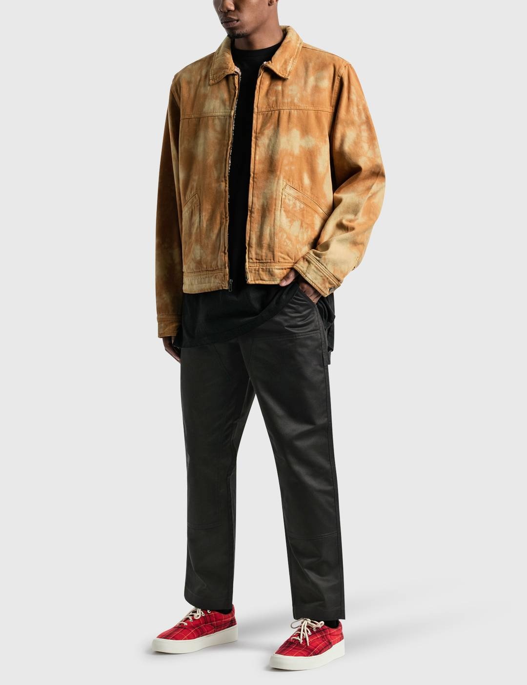 Shearling Dyed Trucker Jacket - 4