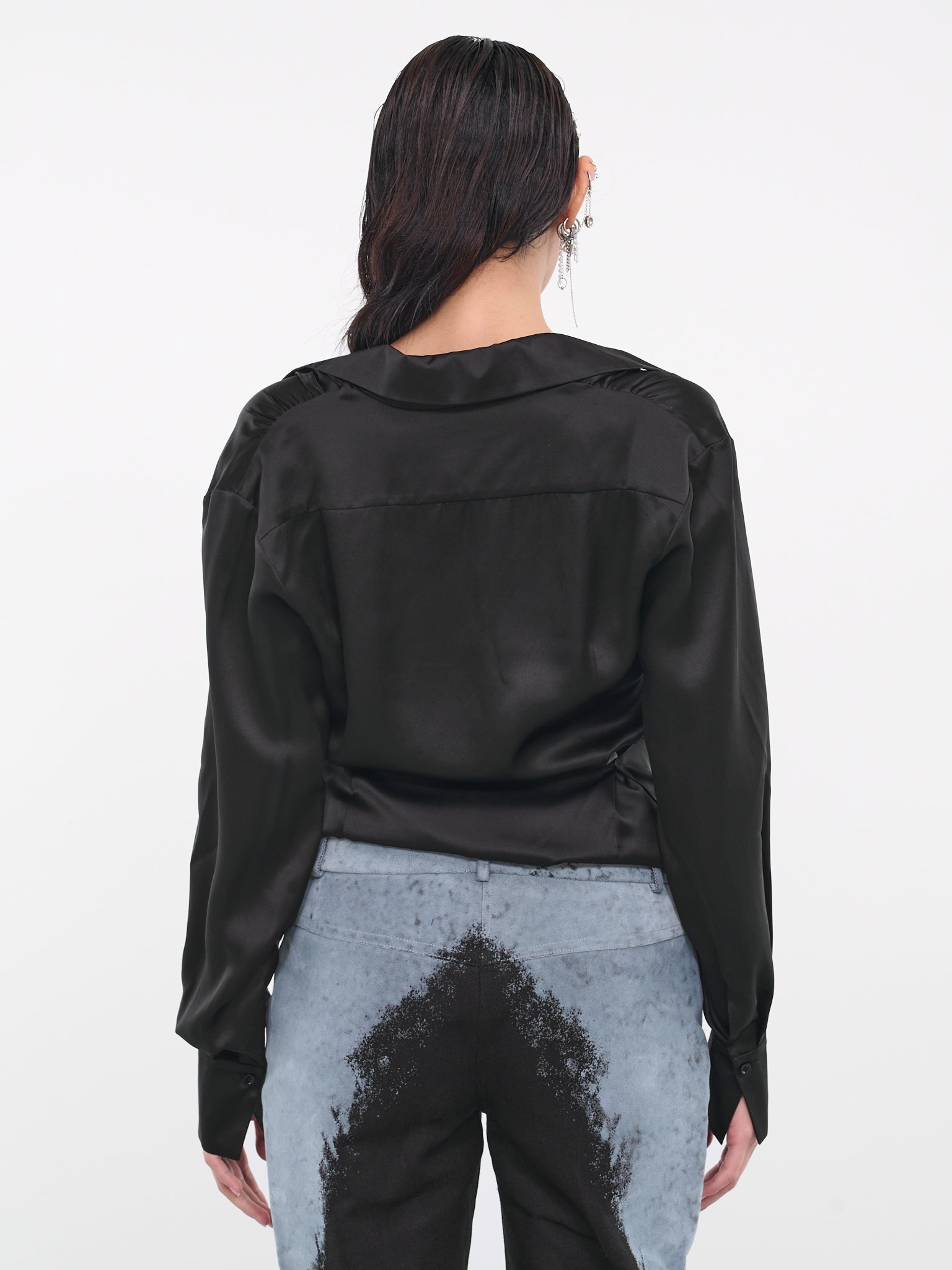 Draped Wrap Top - 3