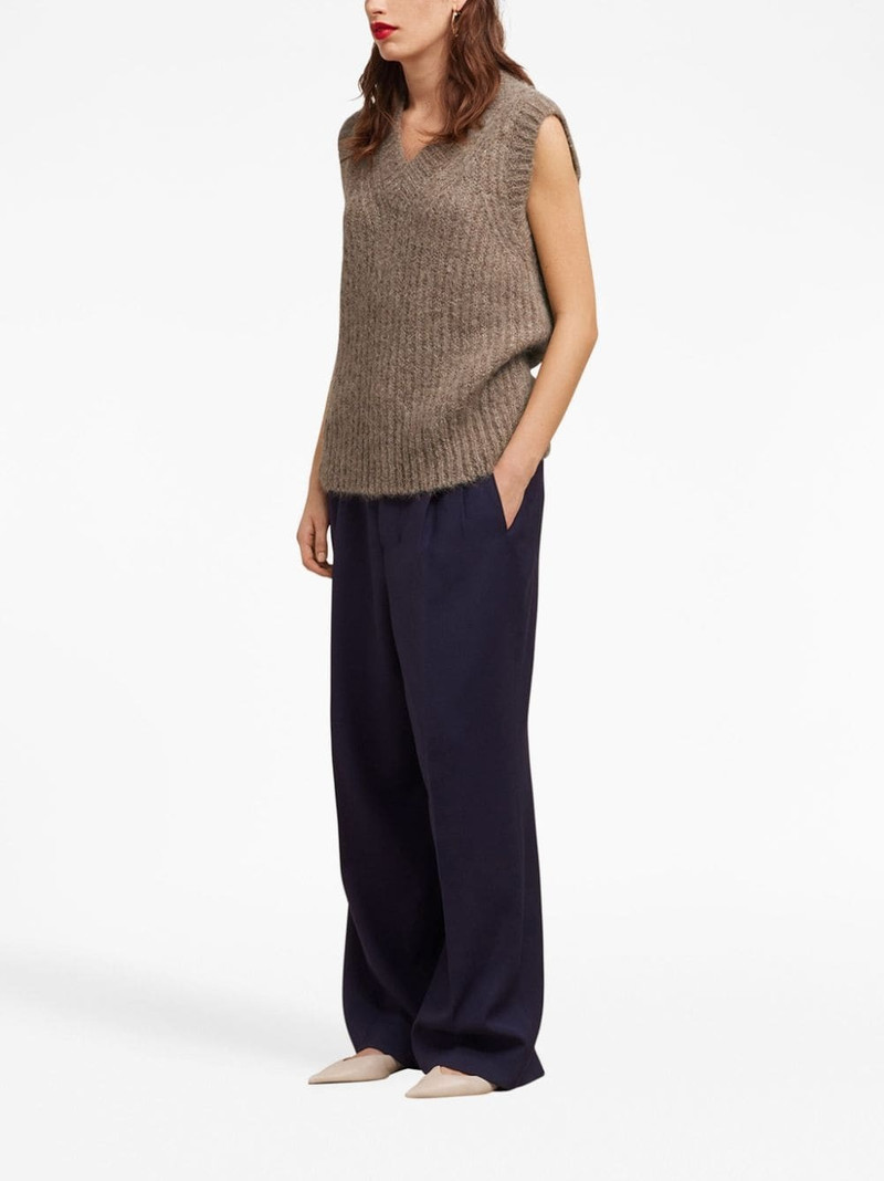 AMI Paris sleeveless rib-knit vest outlook