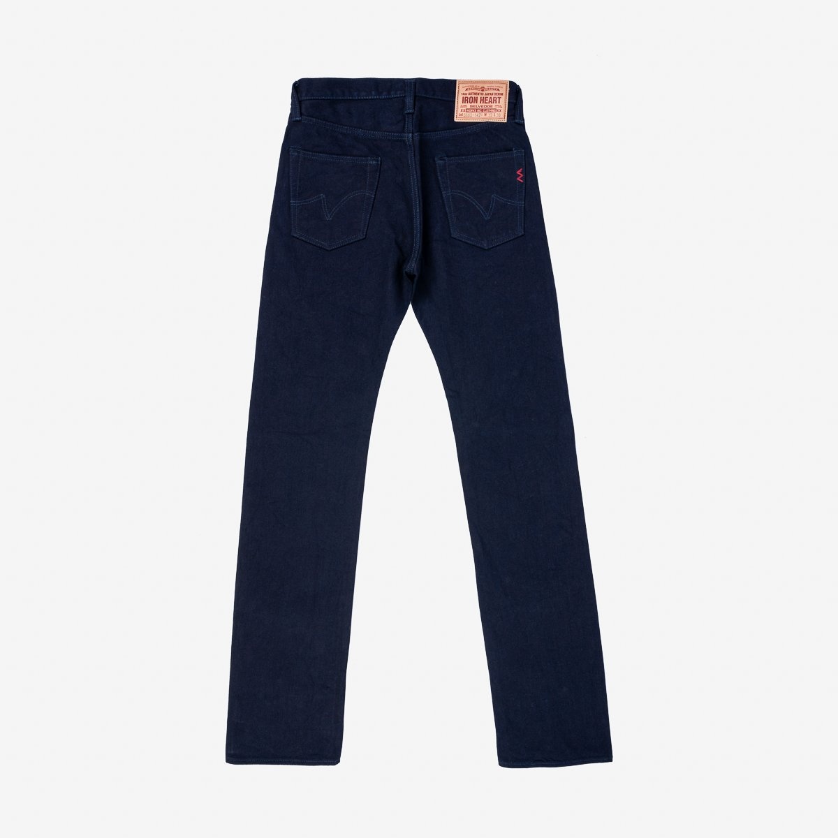 IH-666S-14ii 14oz Selvedge Denim Slim Straight Cut Jeans - Indigo/Indigo - 5