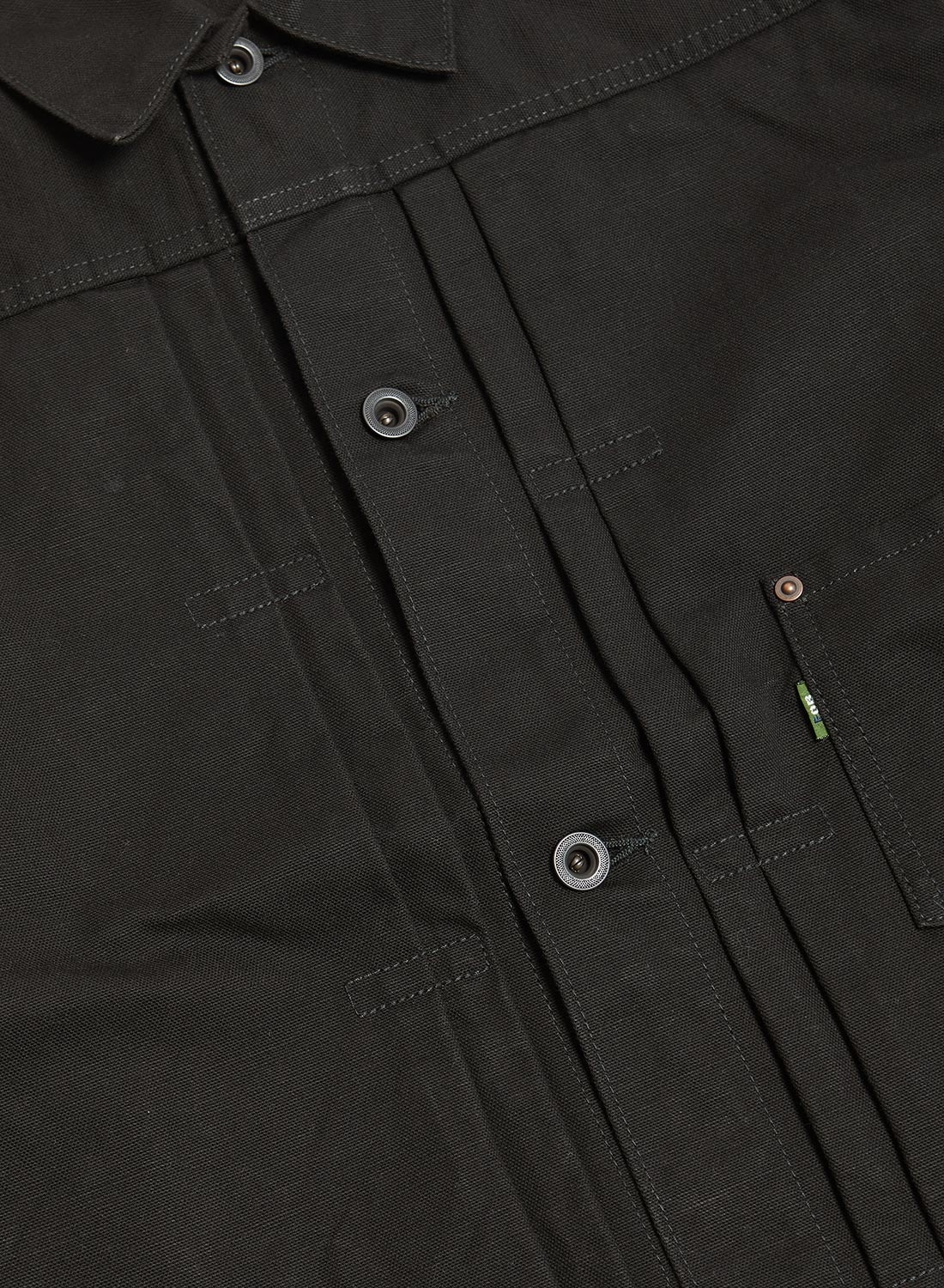 FOB Factory Cotton Duck Jacket Black - 5