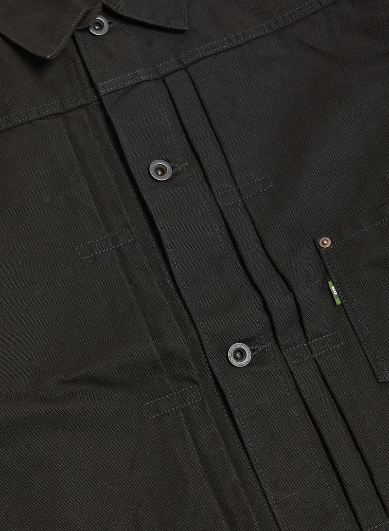 FOB Factory Cotton Duck Jacket Black 5