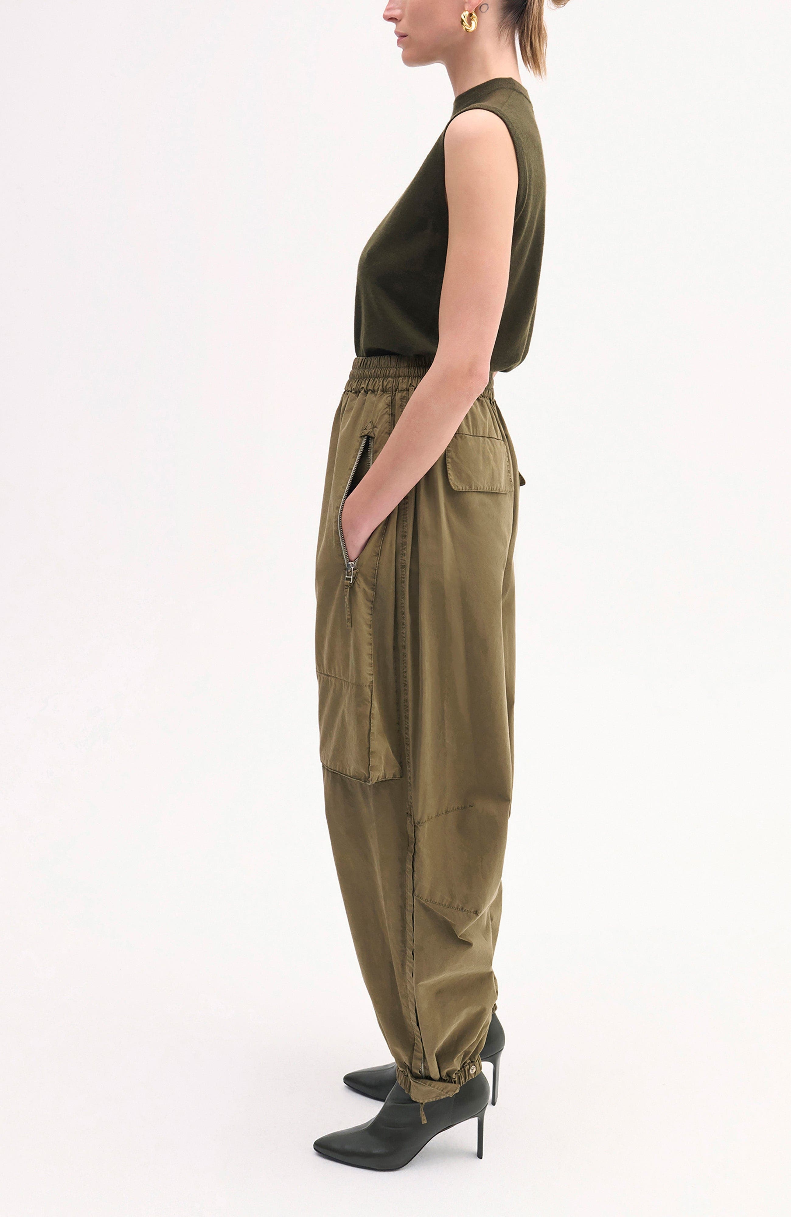 CO Shell Tank in Fine Cashmere in Olive at Nordstrom - 2
