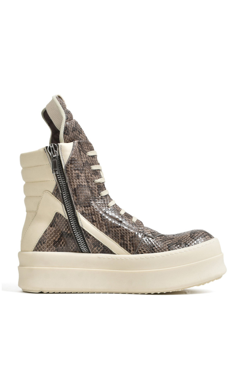 Rick Owens MEGA BUMPER GEOBASKET / SADDLE MILK MILK outlook