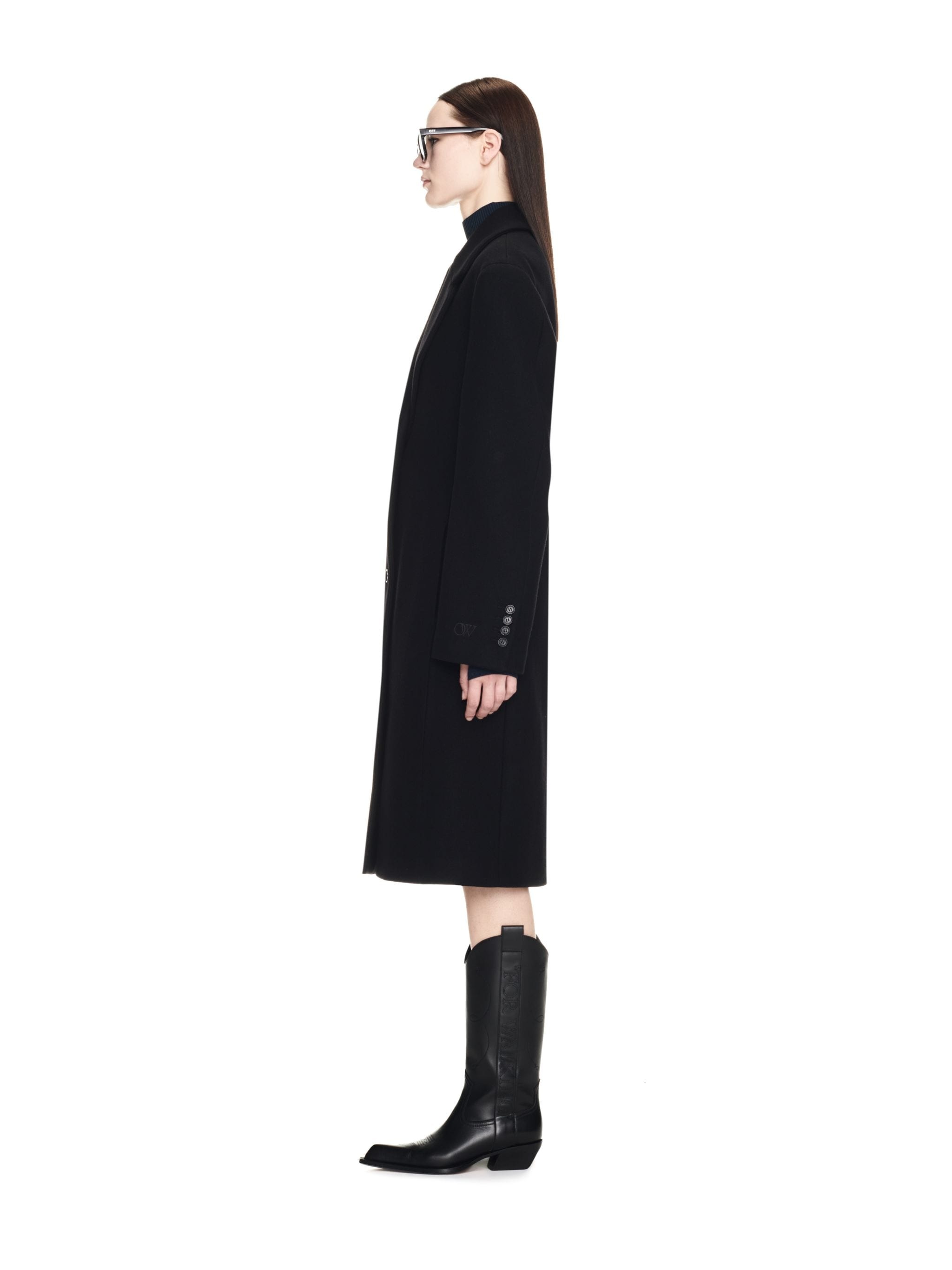 Brushed Wo Round Coat - 3