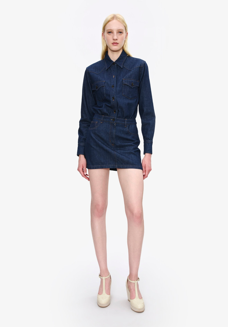 A.P.C. WESTERN SHIRT-DRESS outlook