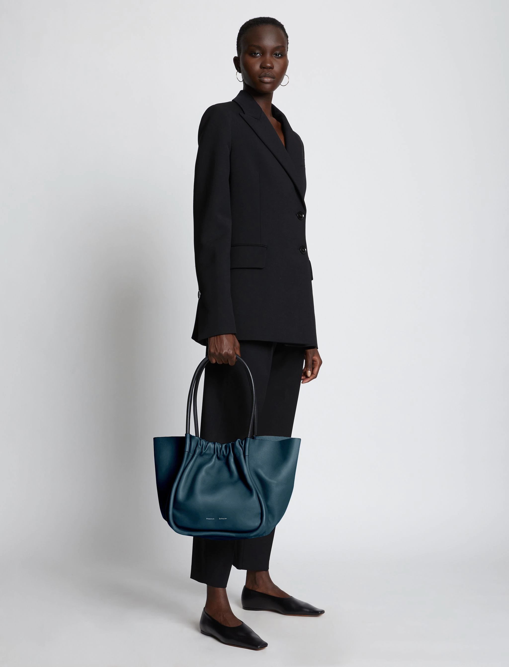 Proenza Schouler Morris XL Coated Canvas Tote Bag