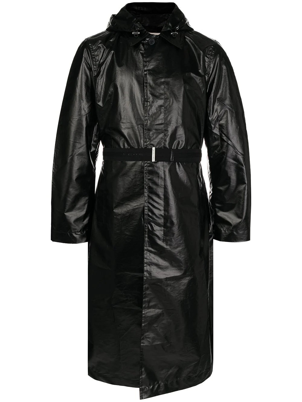 lightweight belted raincoat - 1