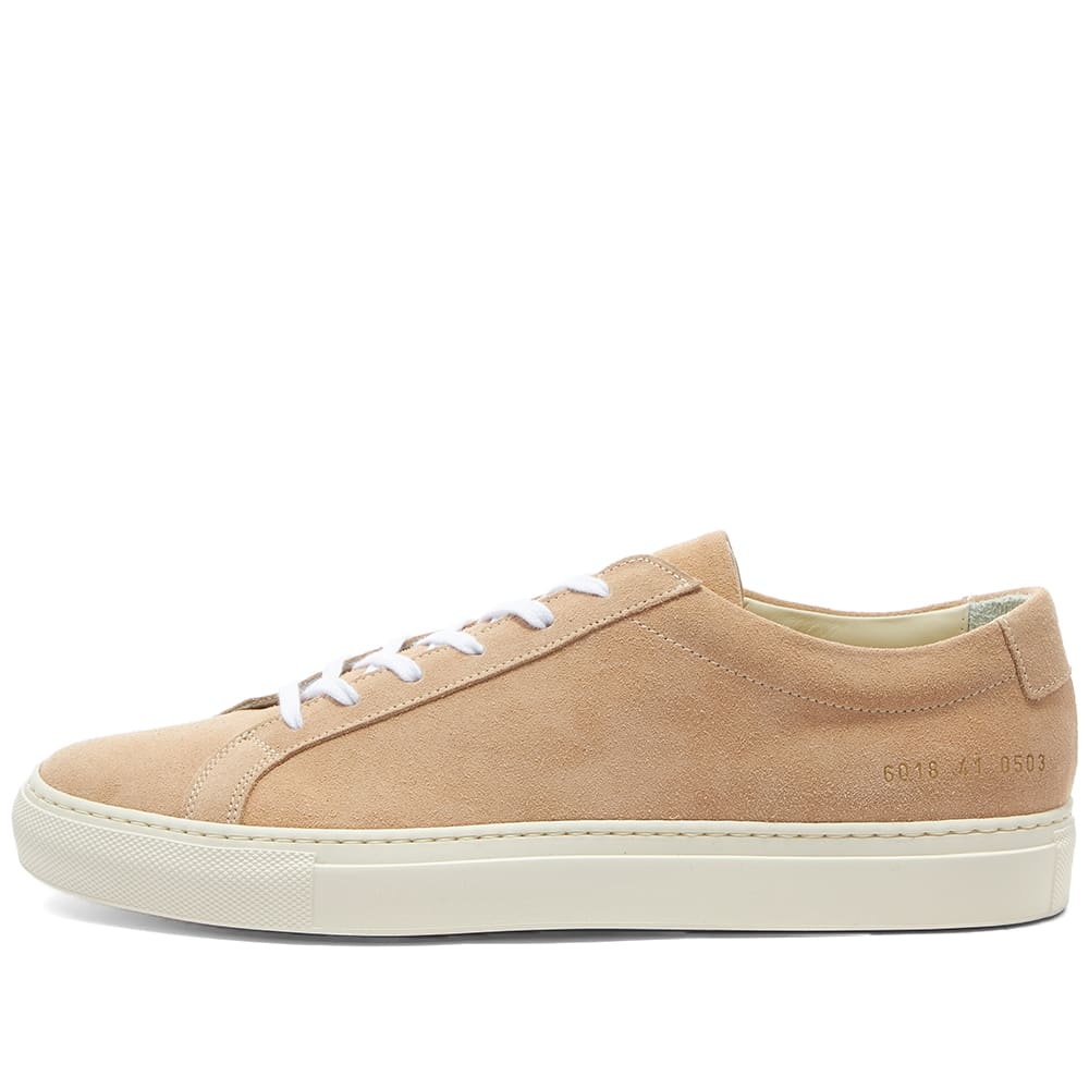 Common Projects Original Achilles Low Suede Contrast Sole - 2