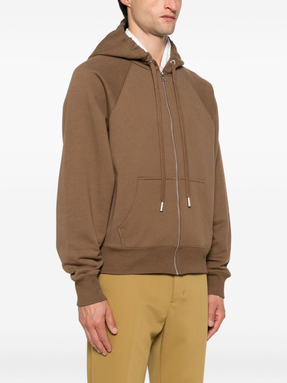 zip-up hoodie - 3