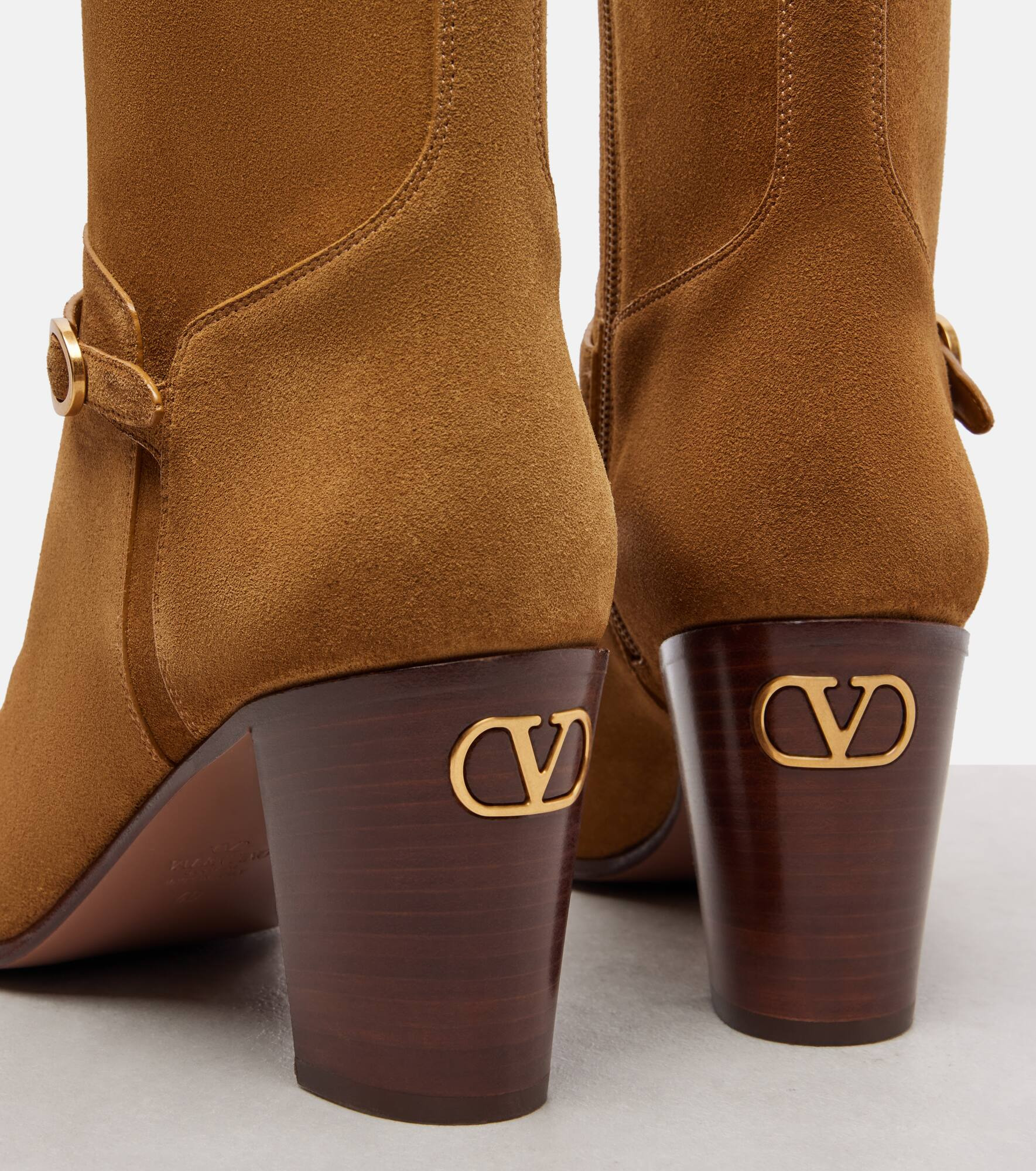 Pattie 75 suede ankle boots - 5