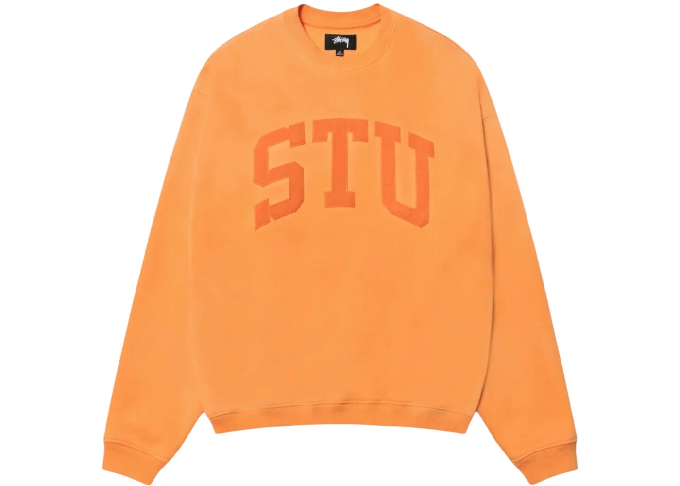 Stussy Stu Relaxed Crew Orange - 1