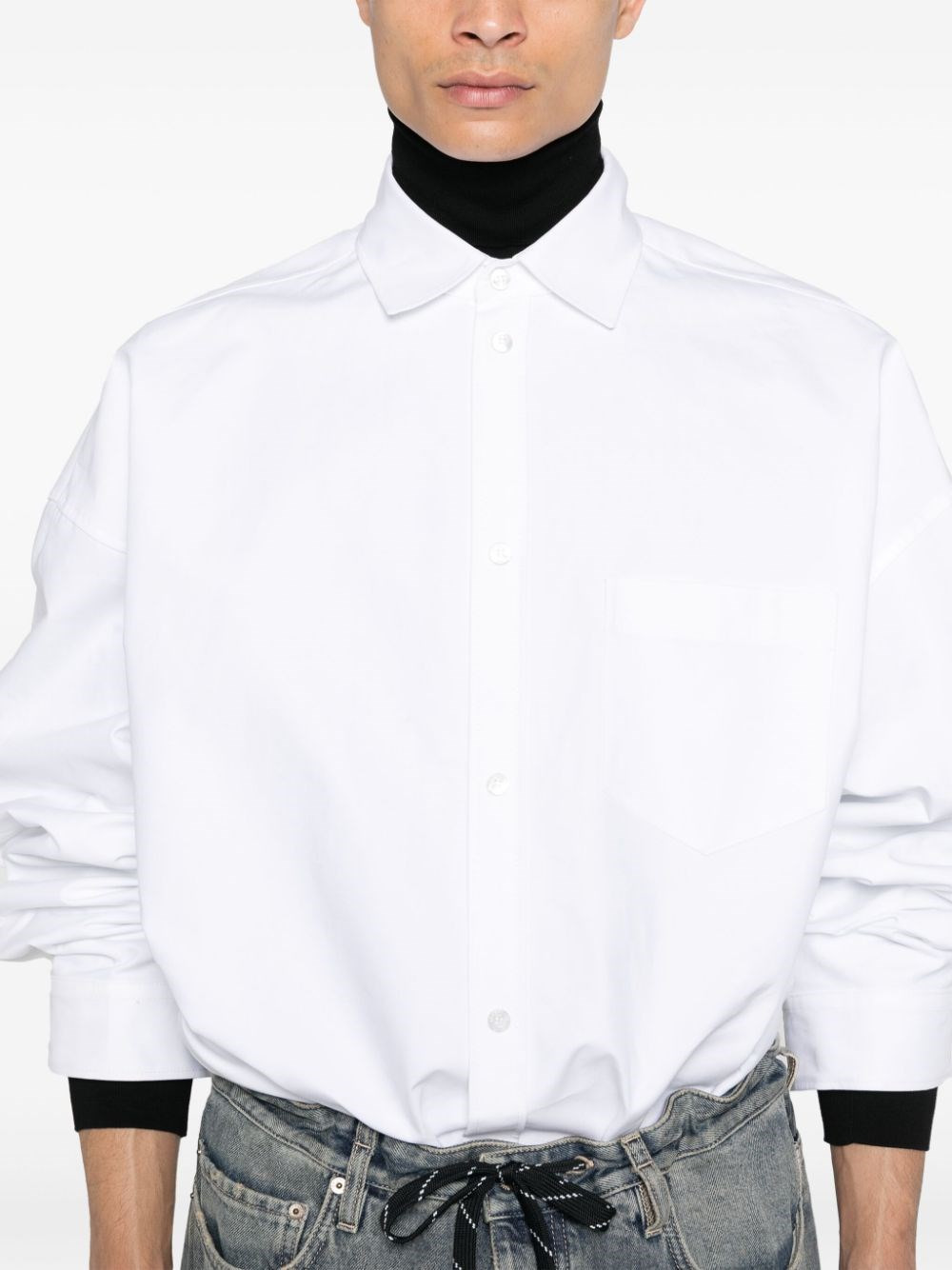 Oversized cotton shirt - 2
