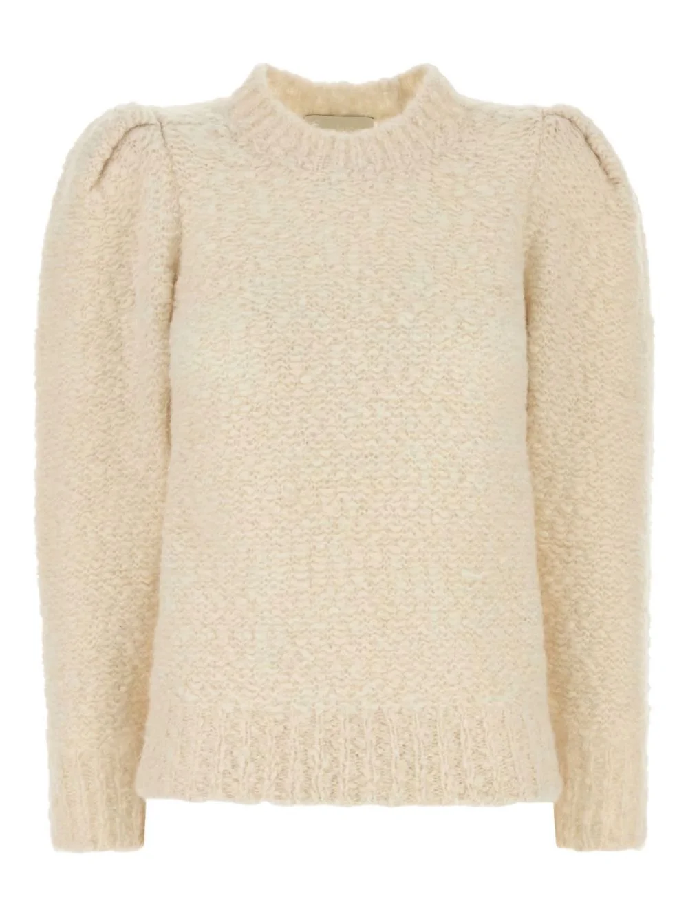 puff-sleeve sweater - 1