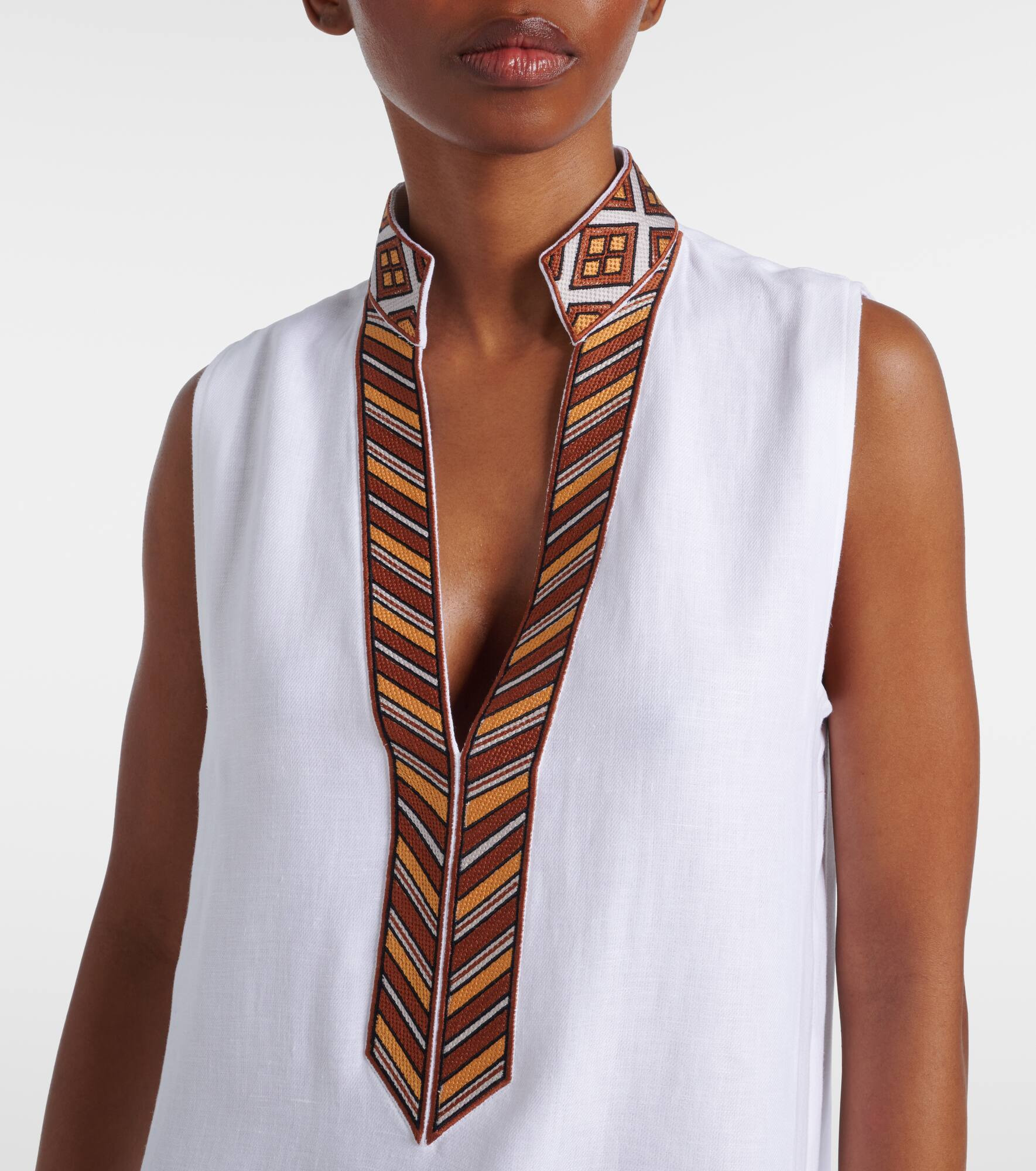 Abril linen midi dress - 4