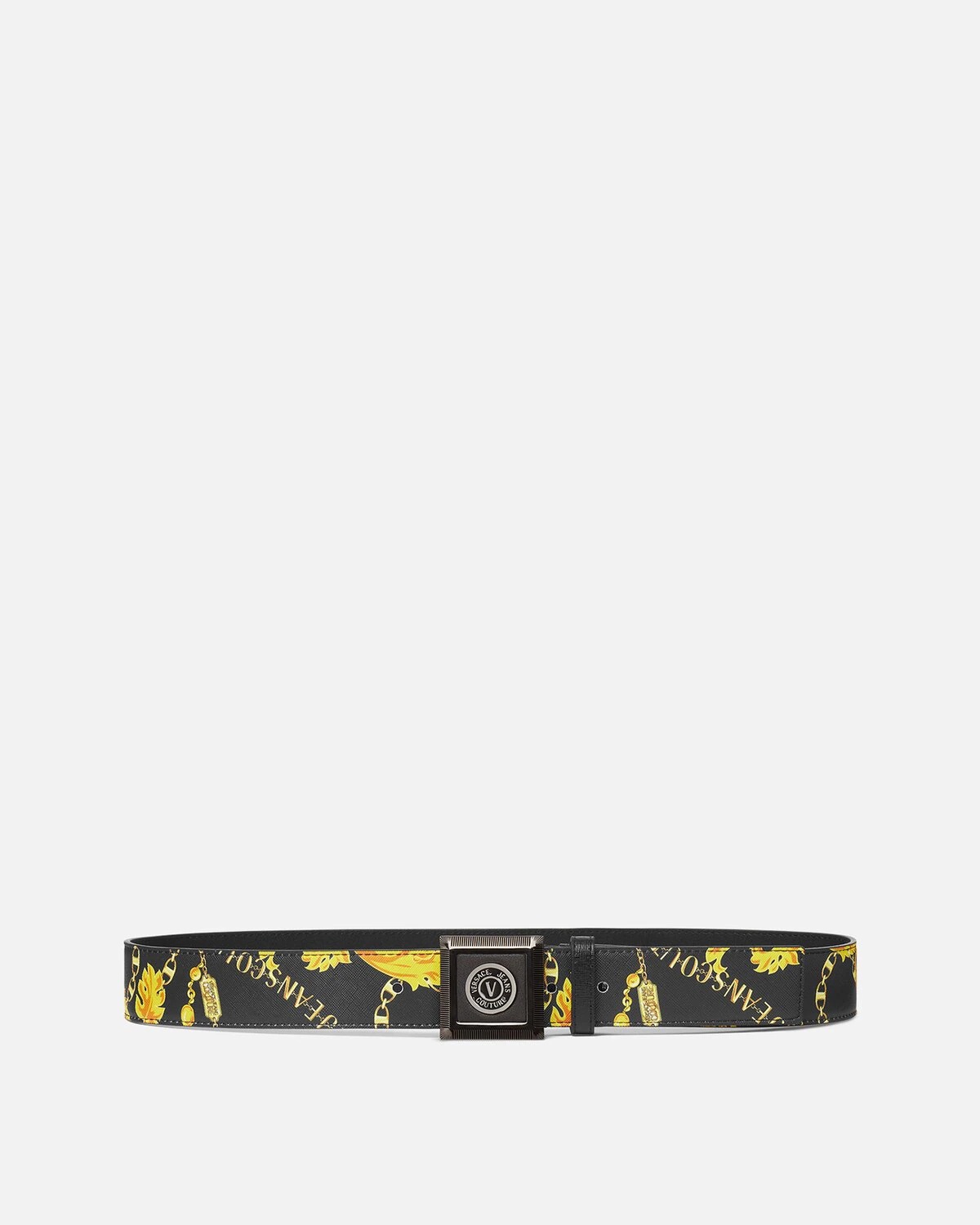 Chain Couture V-Emblem Belt - 1