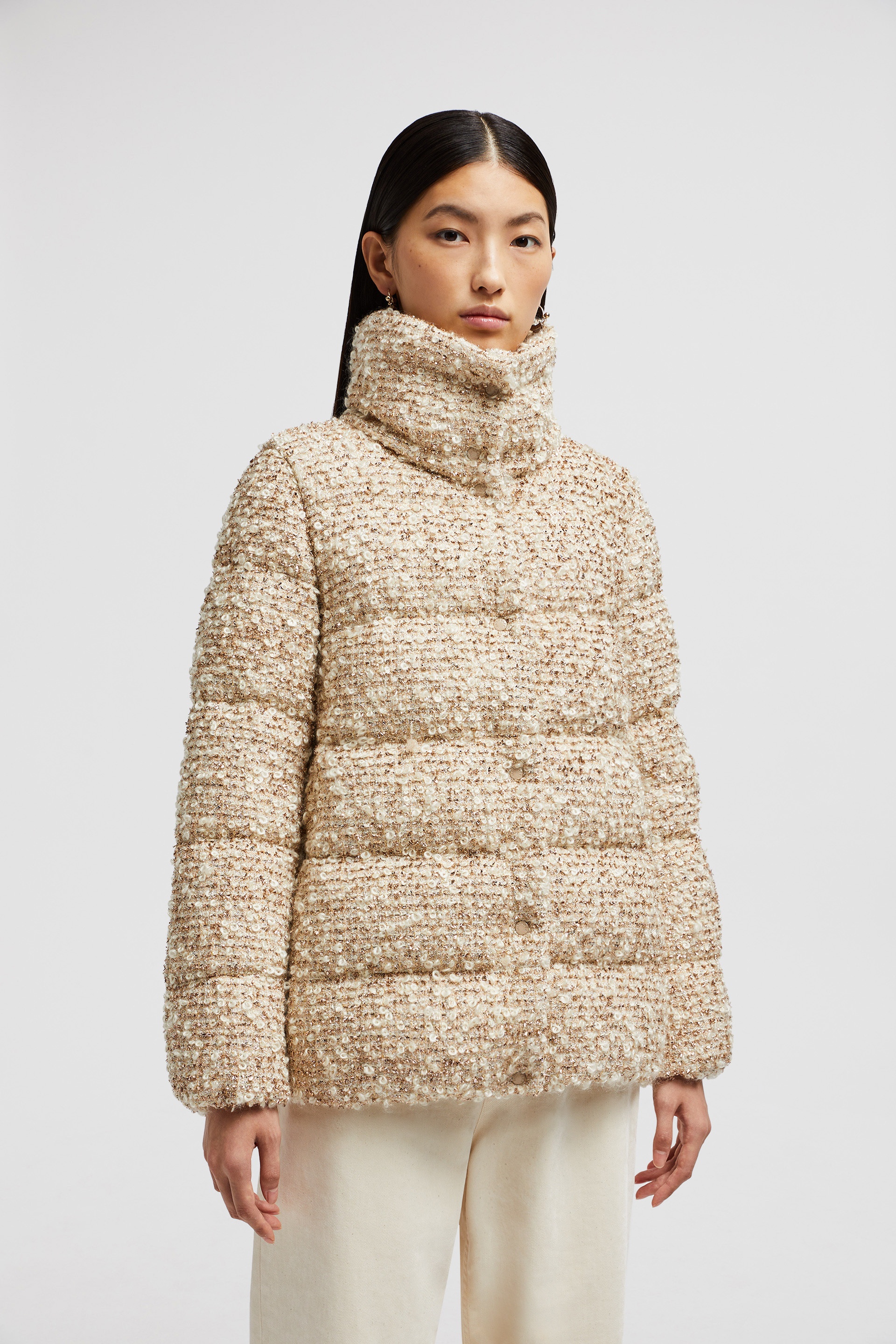Cochevisse Mohair & Wool Short Down Jacket - 3