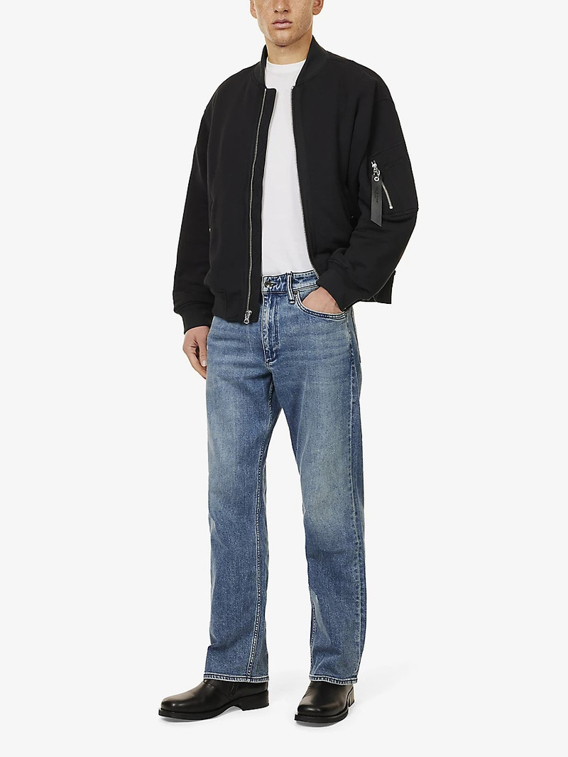 rag & bone Fit 4 five-pockets straight-leg regular-fit stretch-denim jeans outlook