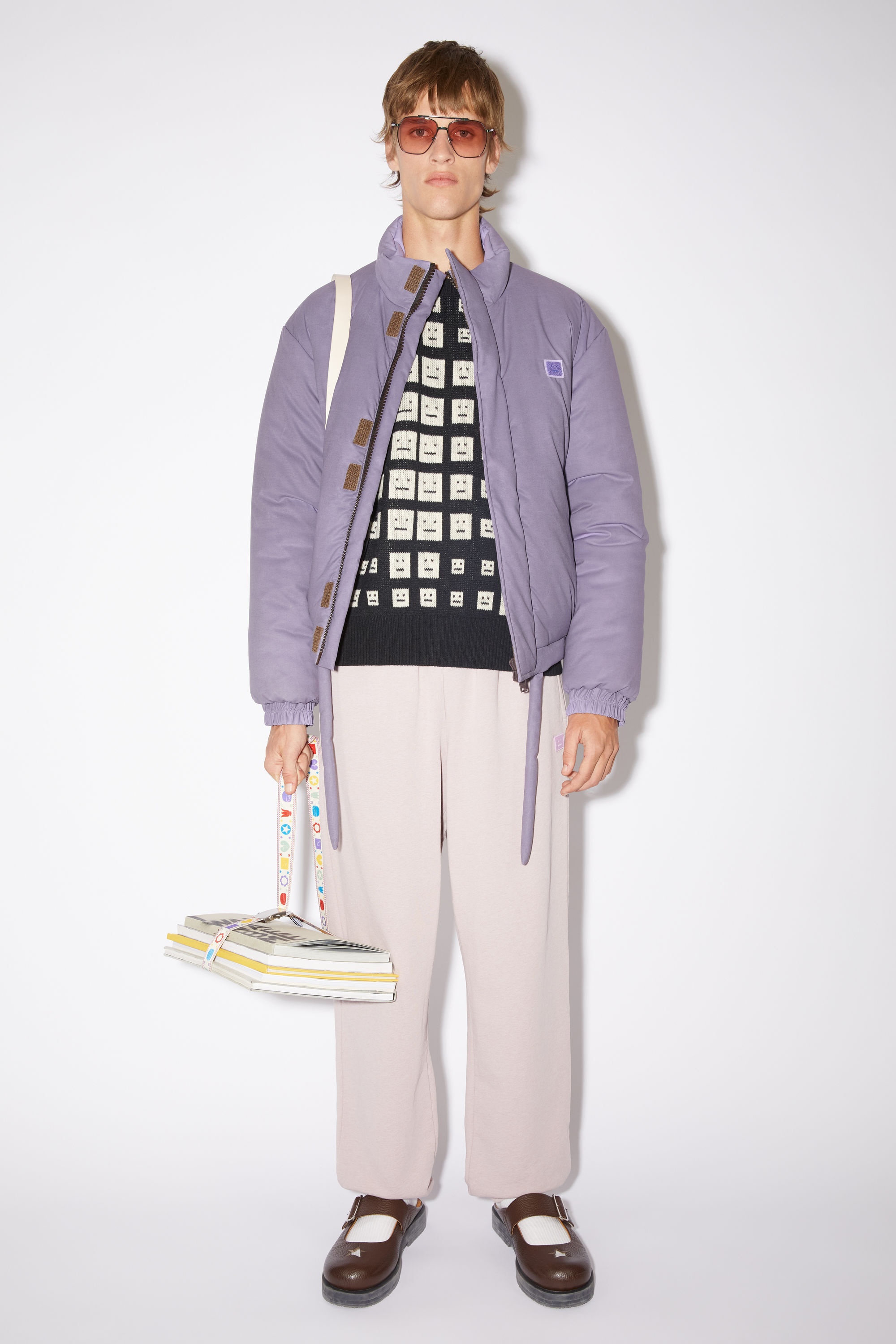 Heat reactive jacket - Black/lilac purple - 2