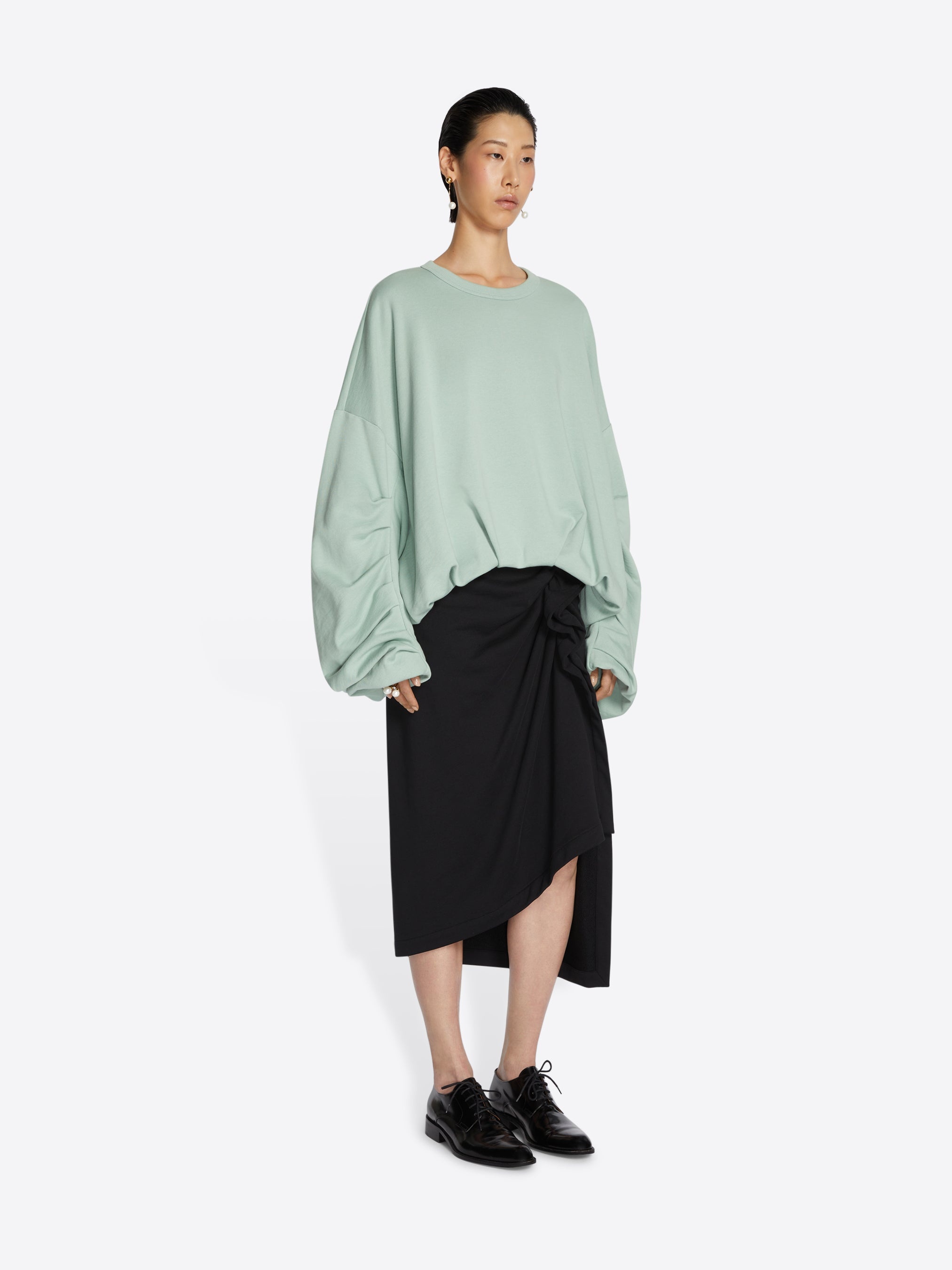 COTTON RUFFLE SKIRT - 3