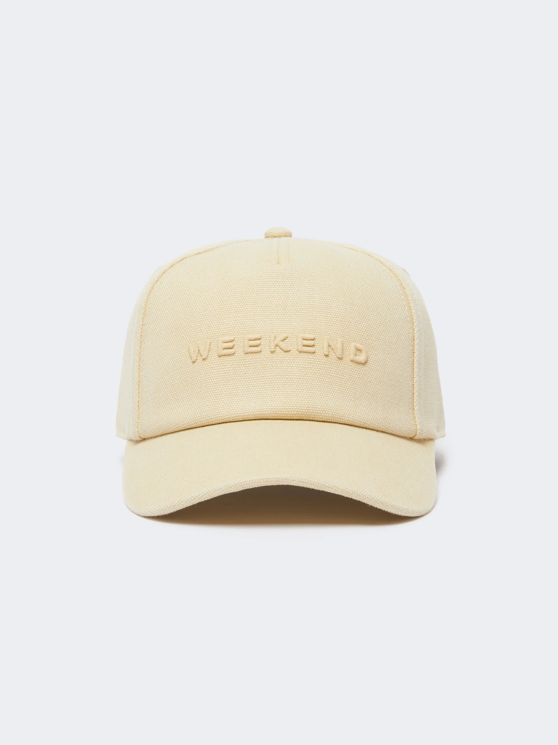 Canvas baseball cap - BEIGE - 1