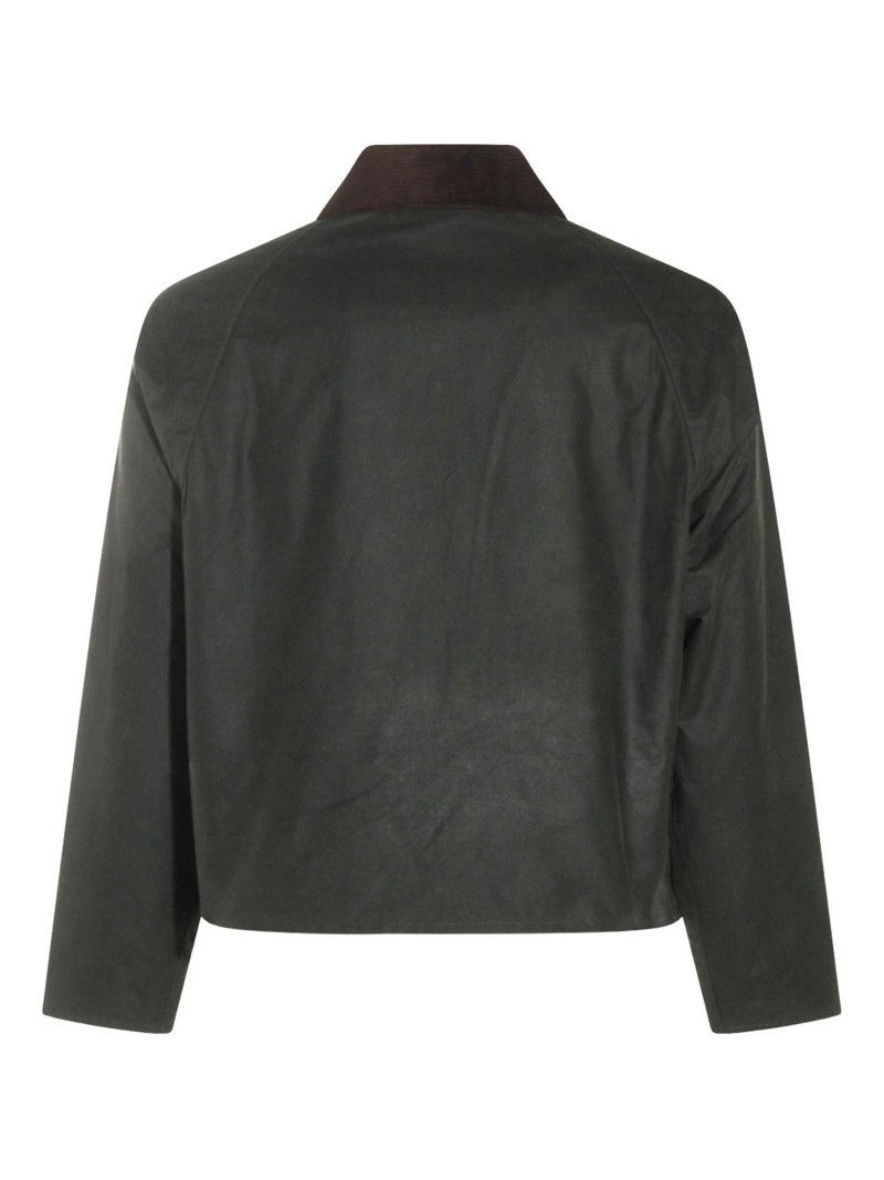 Barbour corduroy-collar button jacket outlook