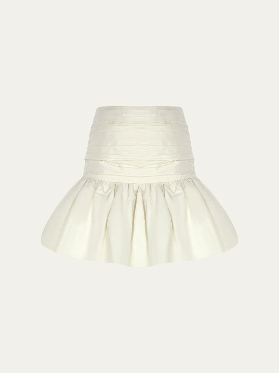 Lina Ruched Mini Skirt - 1