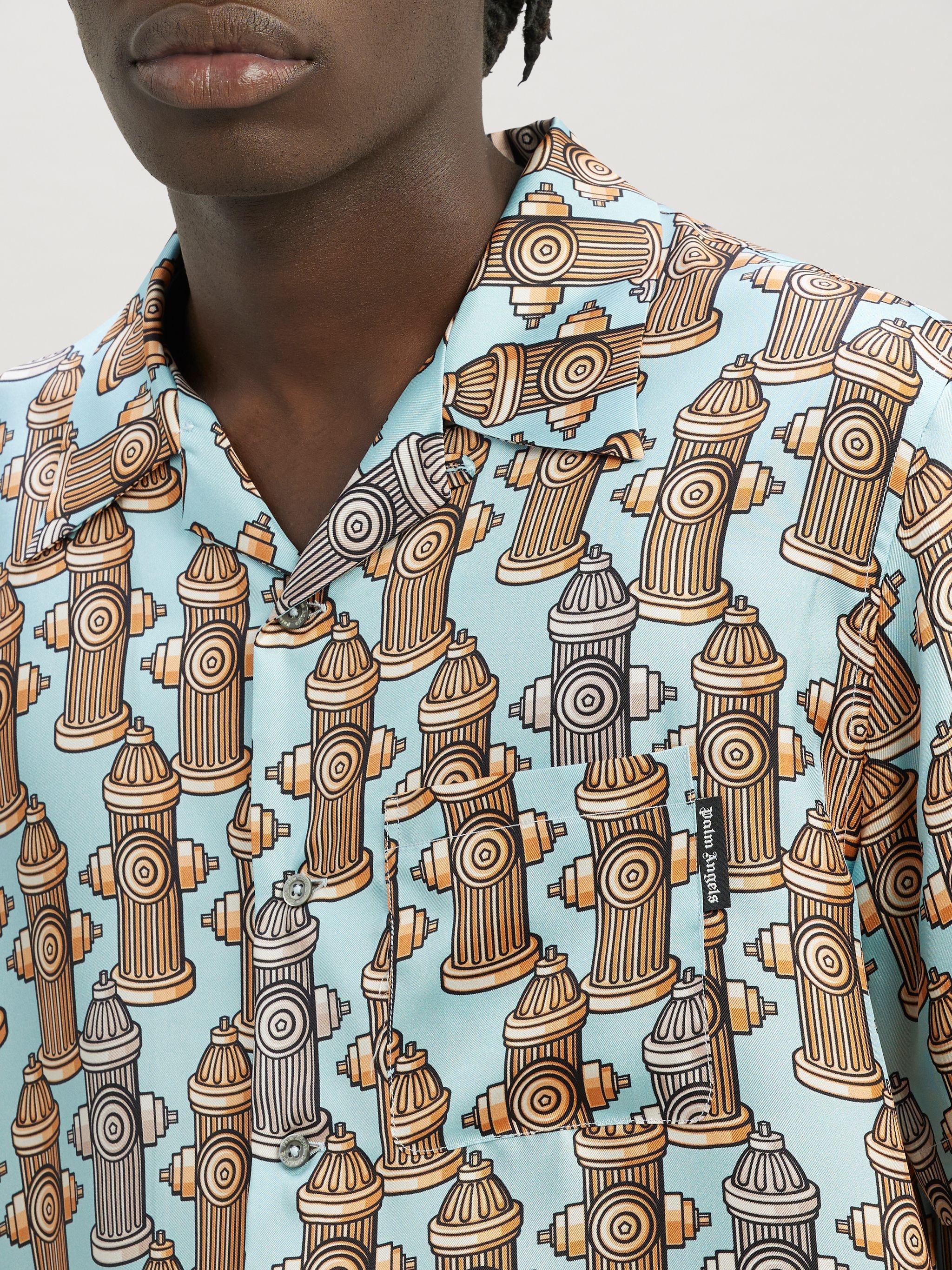 Fire Hydrant Bowling Shirt - 6