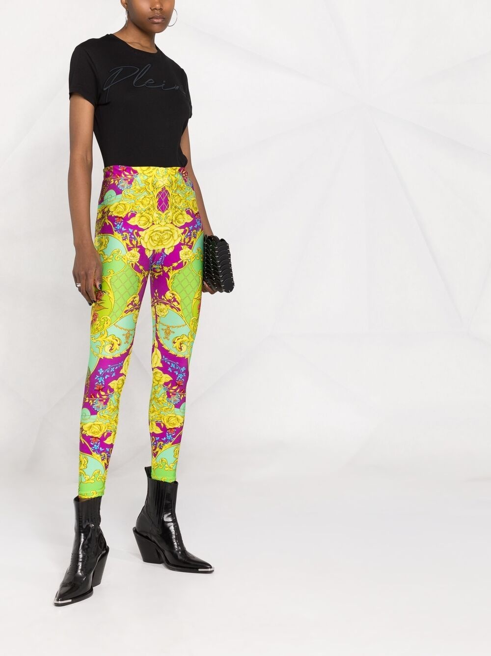 New Baroque high-rise leggings - 6