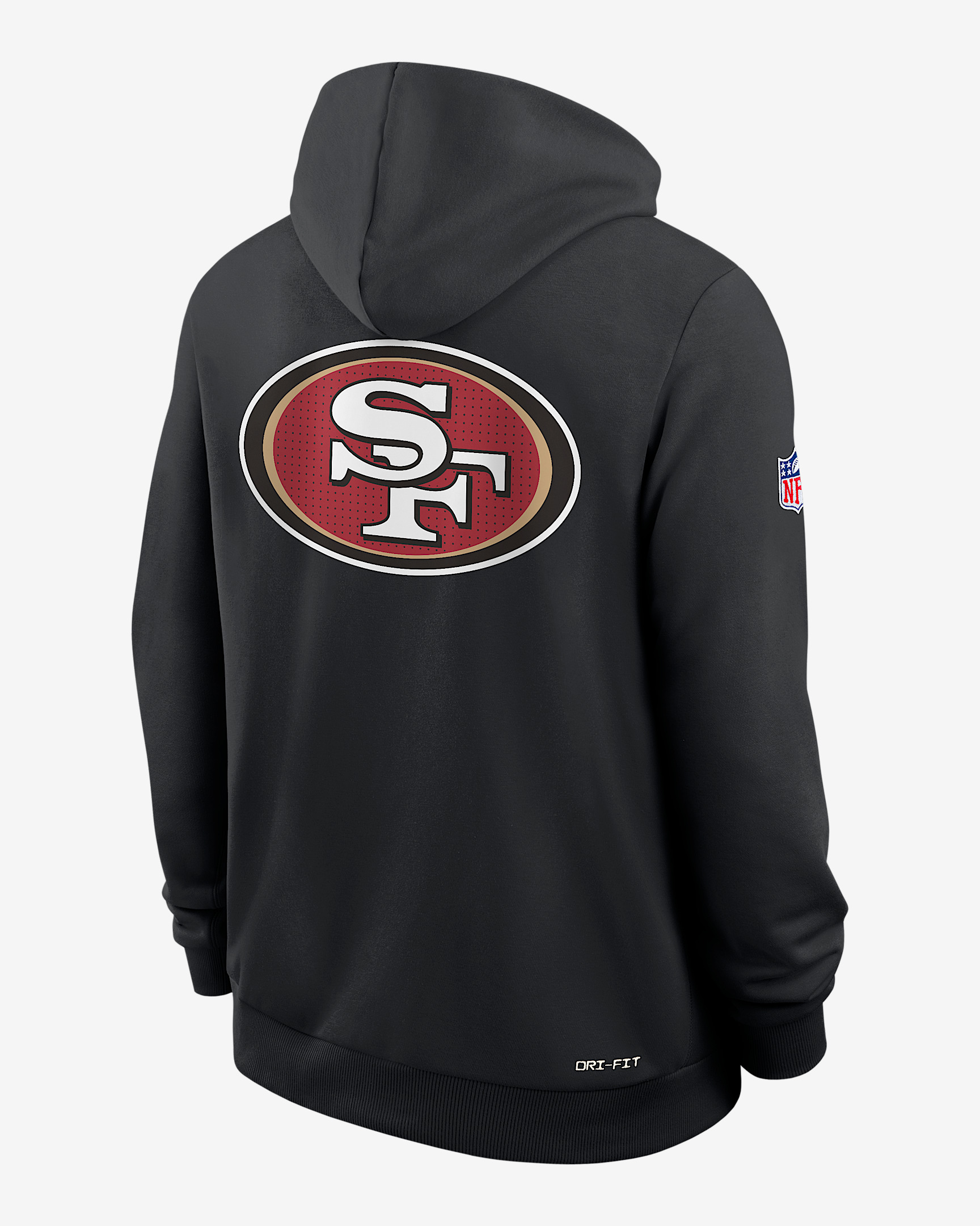 San Francisco 49ers Utility Player Sideline Men's Nike Dri-FIT NFL Full-Zip Hoodie - 2