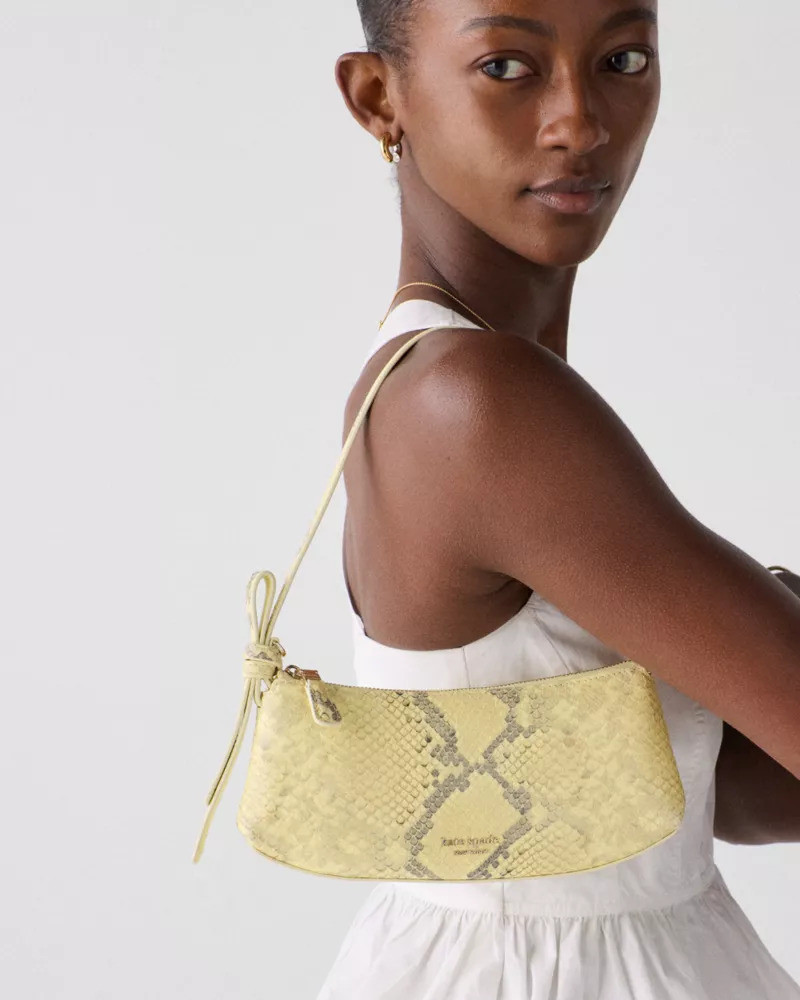 kate spade Loop Snake Emossed Pochette Bag outlook