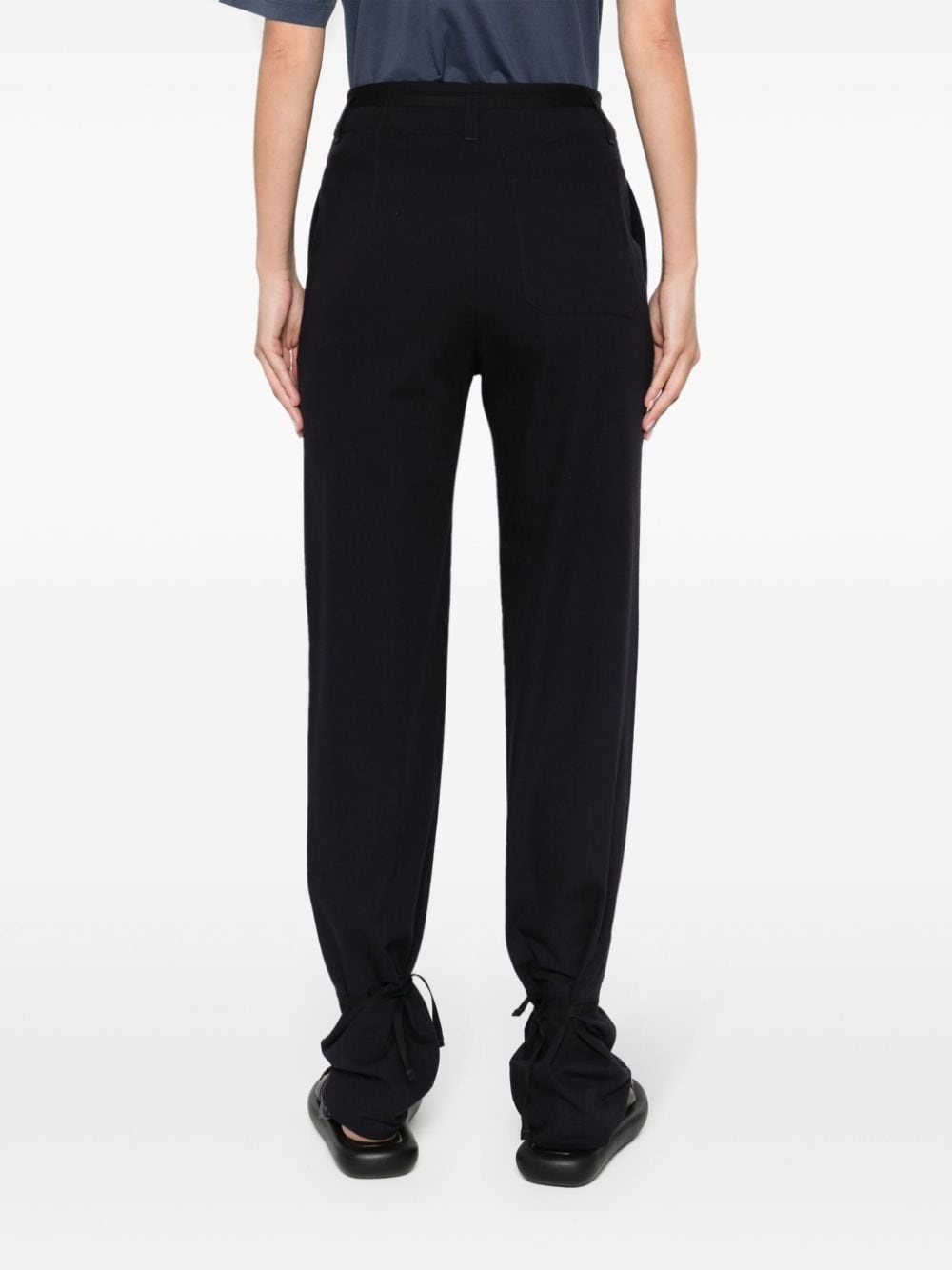cotton straight trousers - 4