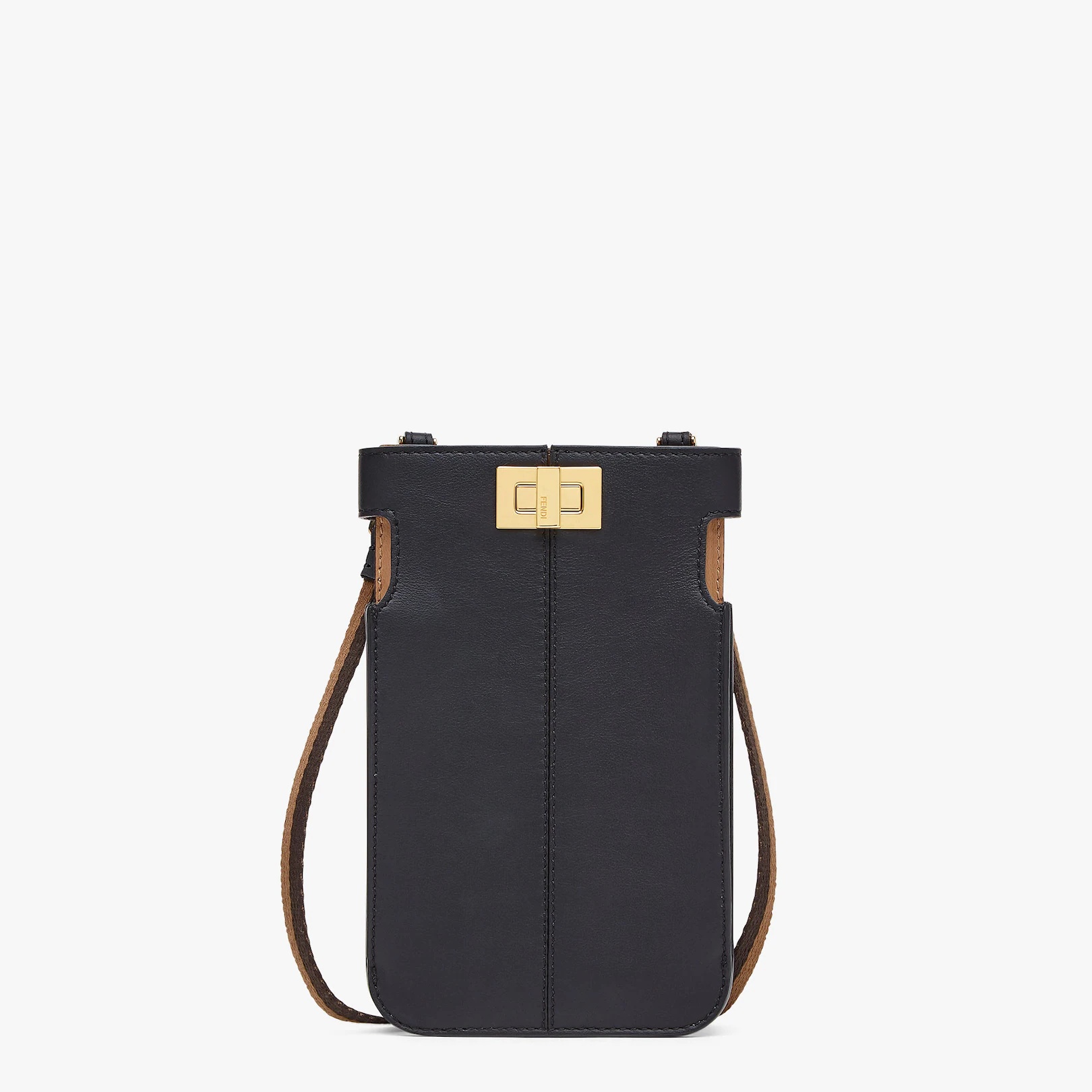 Black leather pouch - 1